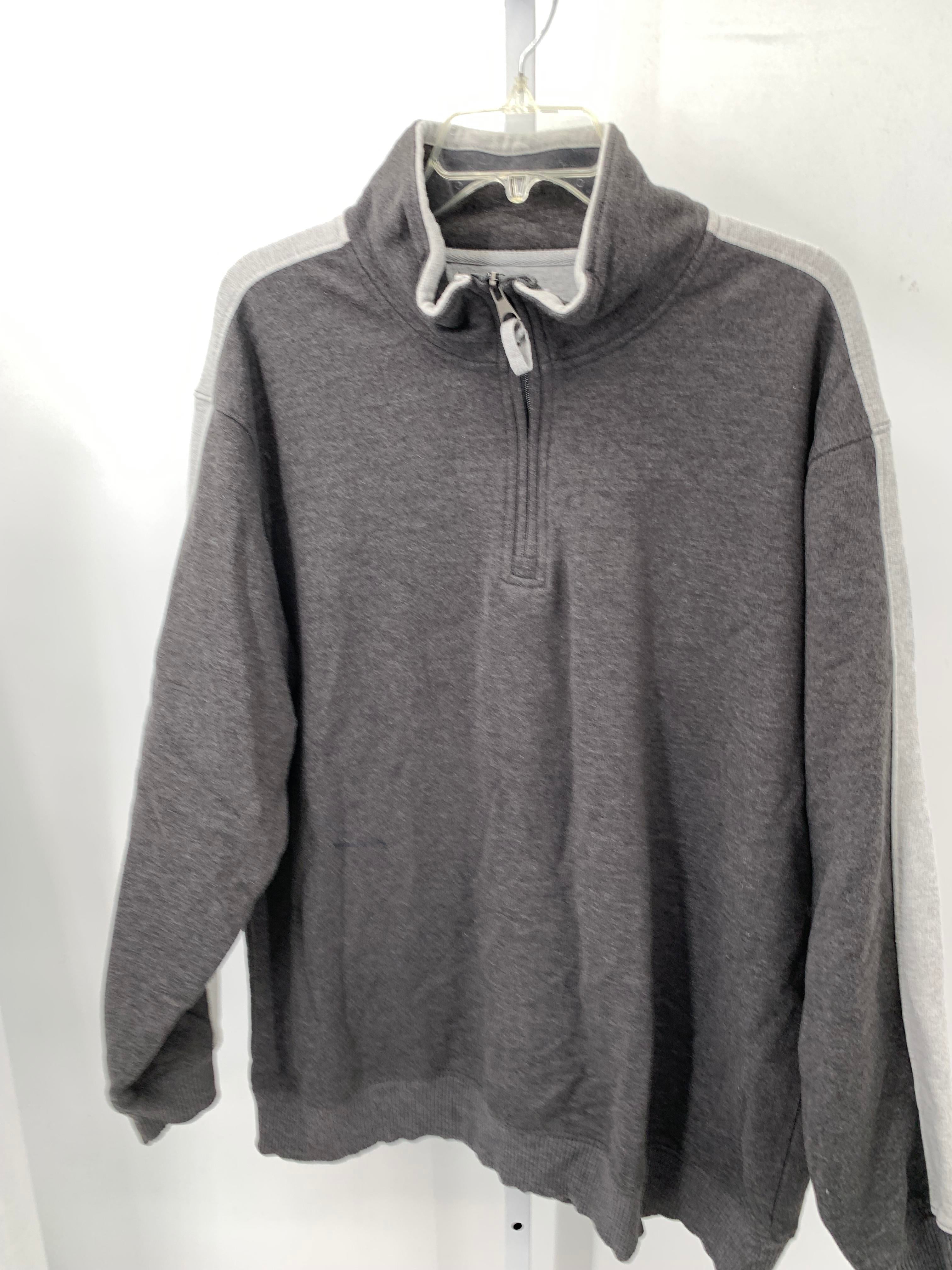 PARTIAL ZIP KNIT.