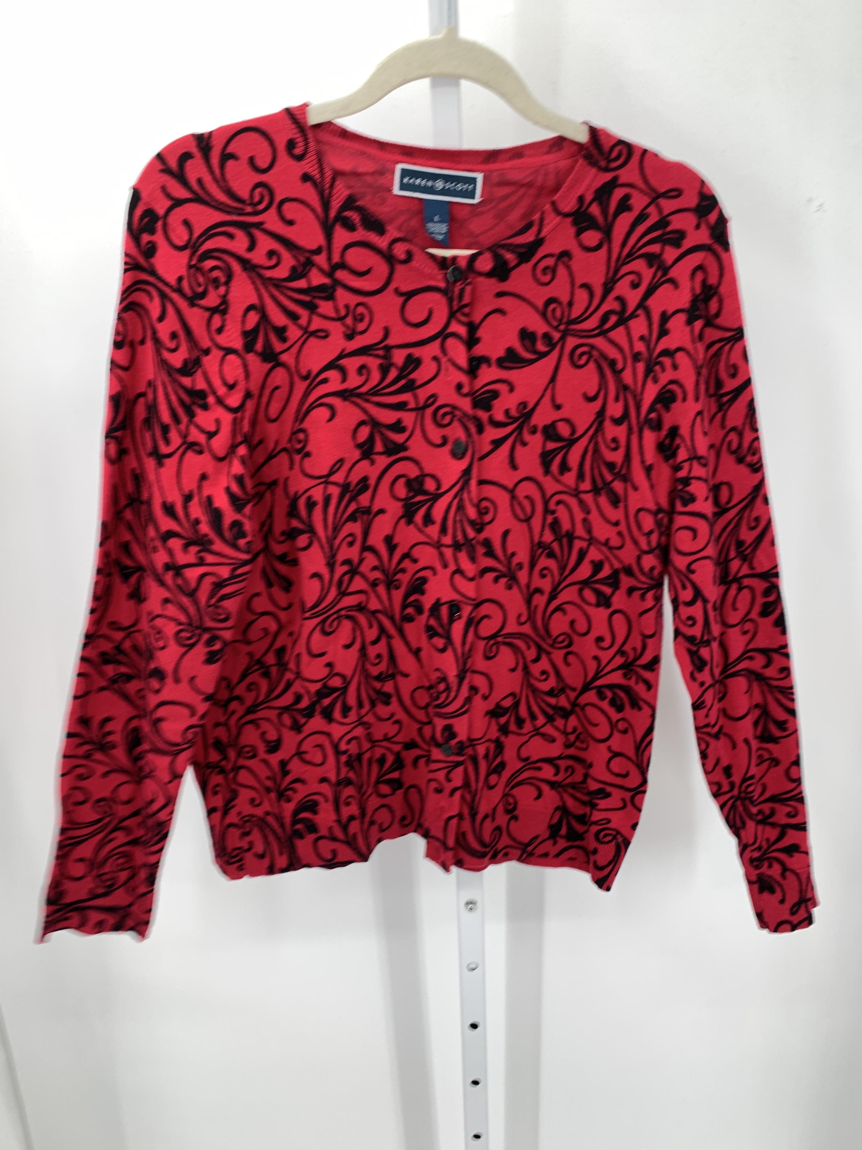 Karen Scott Size Large Misses Long Slv Sweater