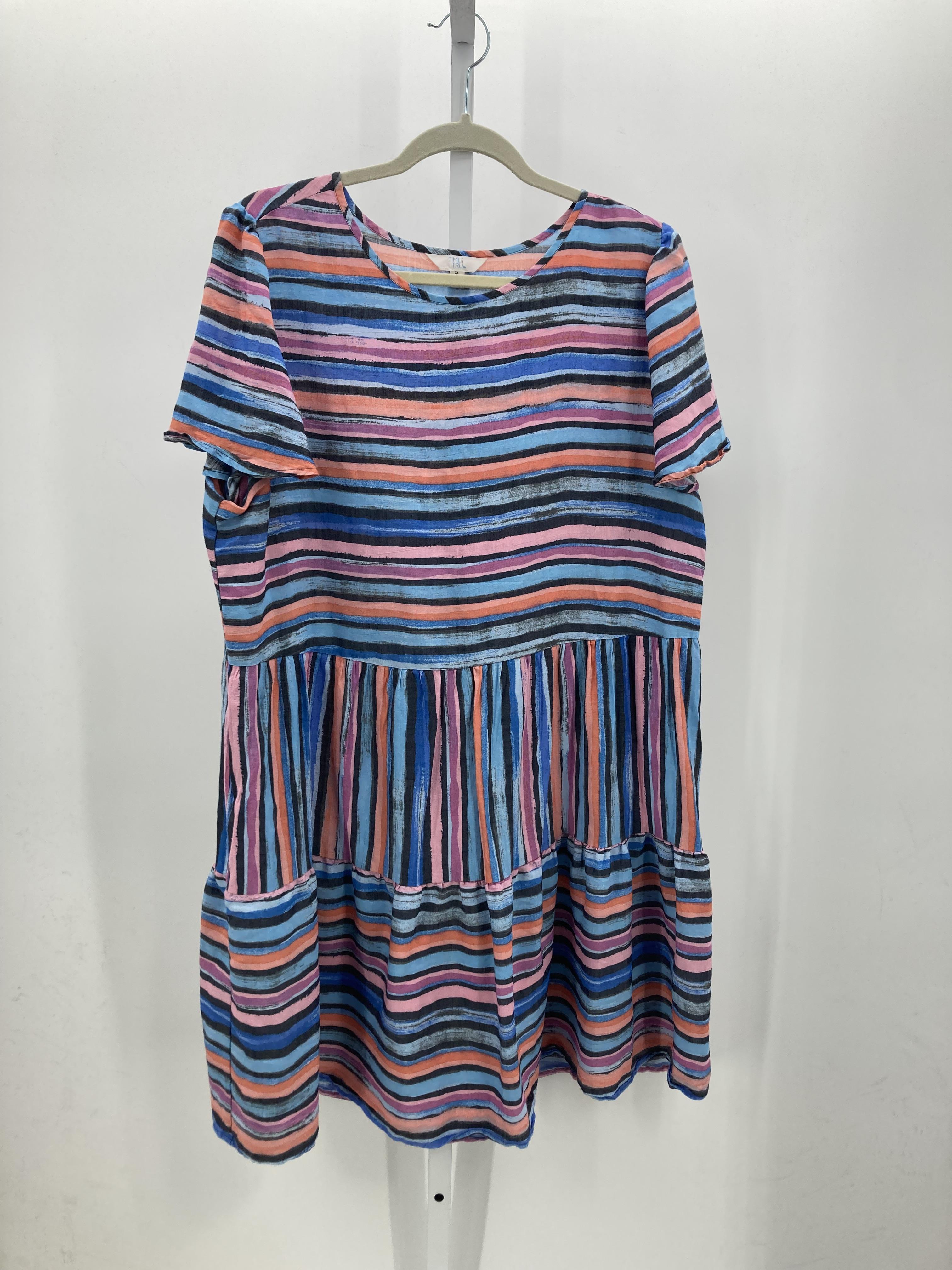 Time and Tru Size Extra Large Misses Short Sleeve Dress