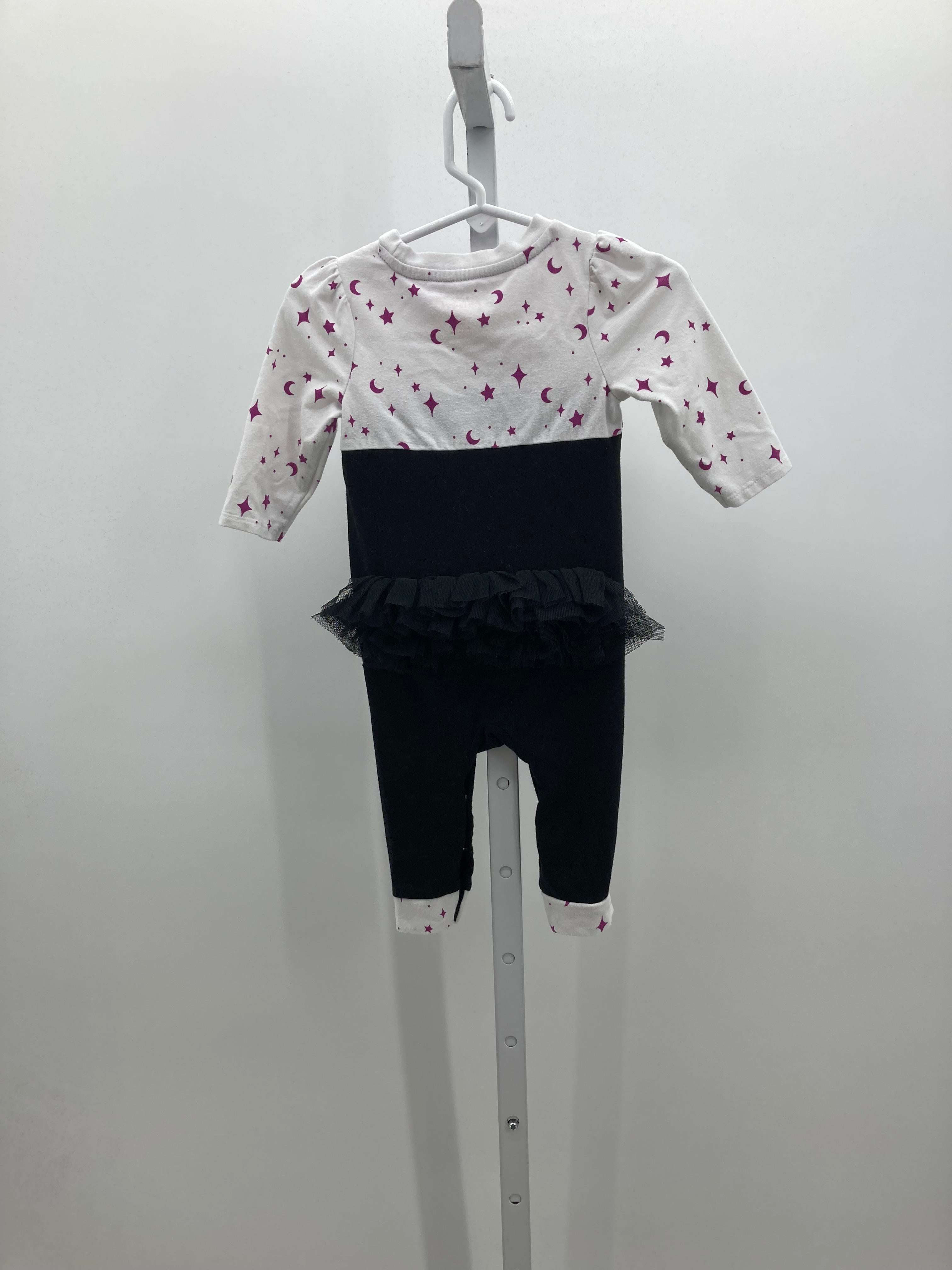 LONG SLV ROMPER BLACK CAT