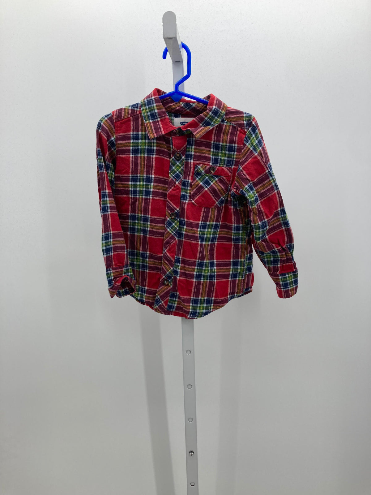 PLAID BTN DOWN