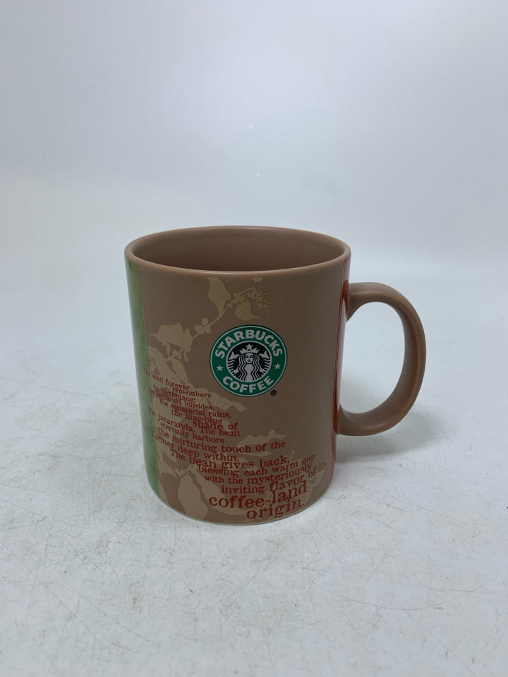 VTG COLOR BLOCK W/ SCRIPT MUG 2006.
