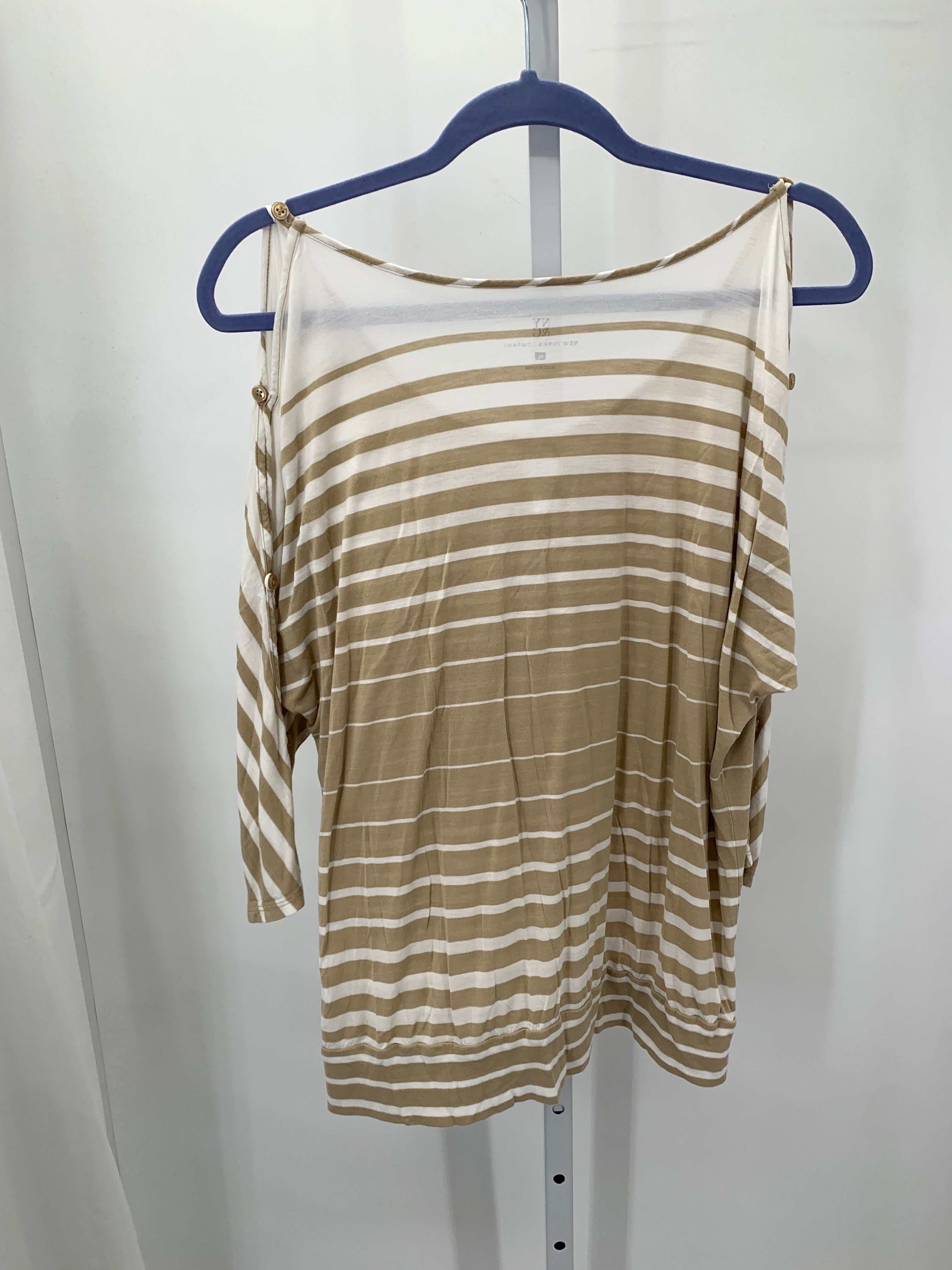 New York & co. Size Extra Large Misses 3/4 Sleeve Shirt