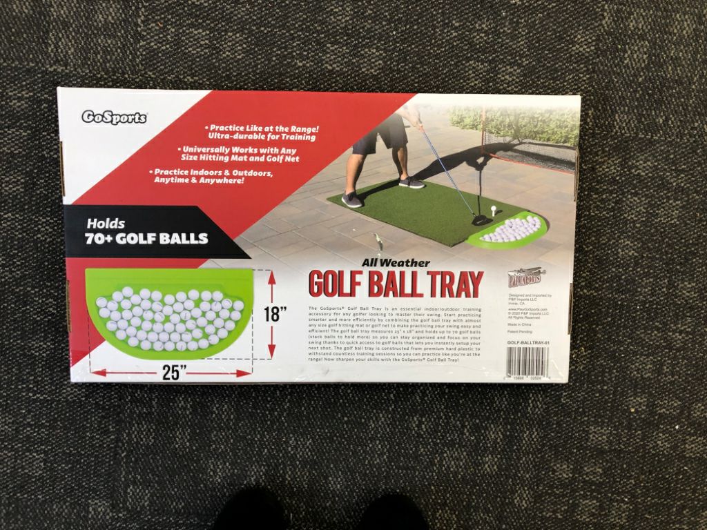 NIB GOLF BALL TRAY.