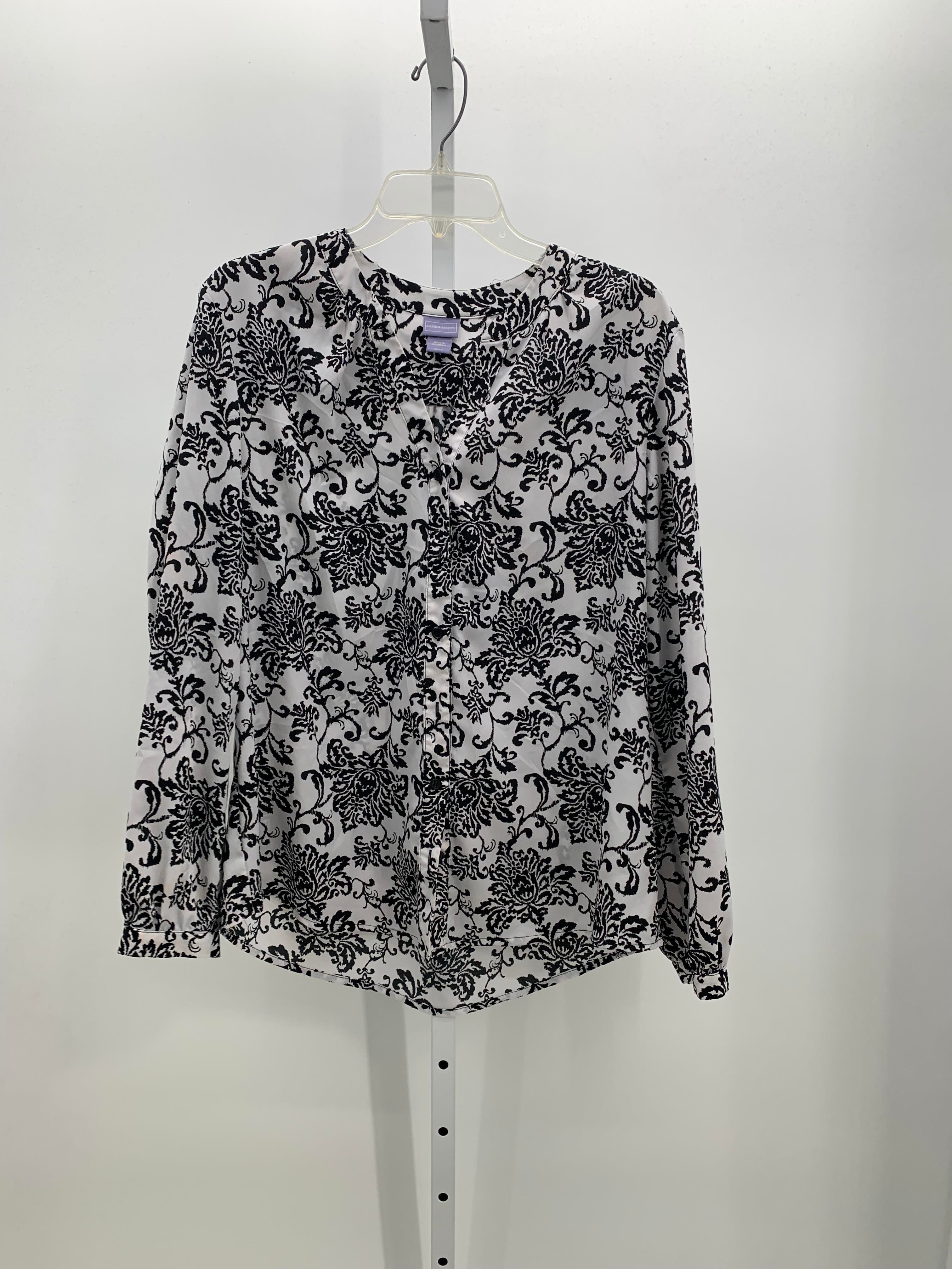 Laura Scott Size Extra Large Misses Long Sleeve Shirt