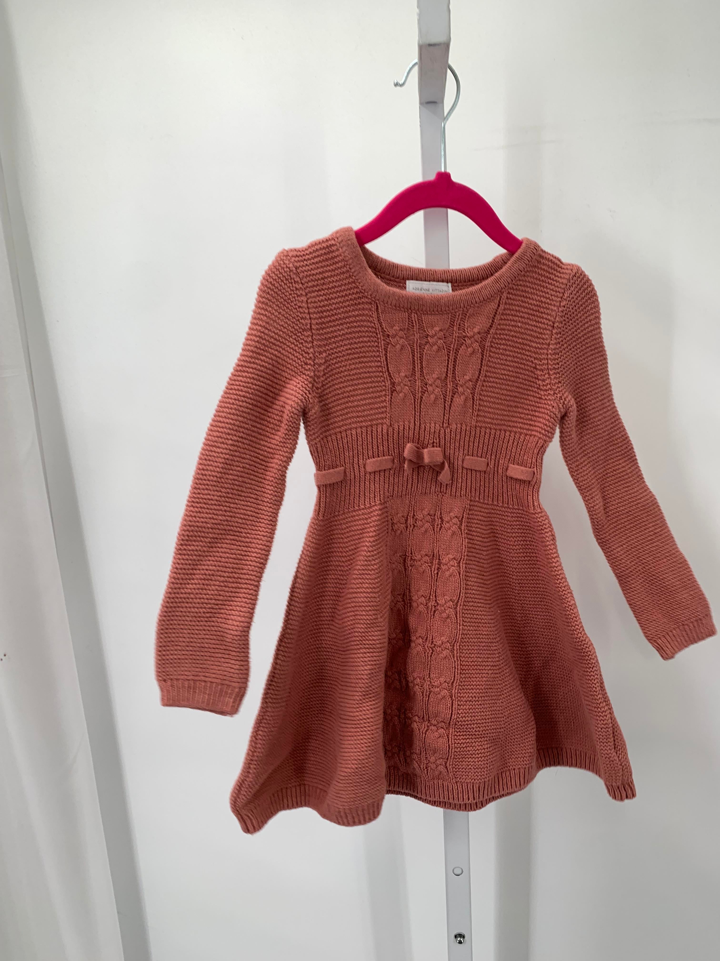 Adrienne Vittadini Size 2T Girls Long Sleeve Dress