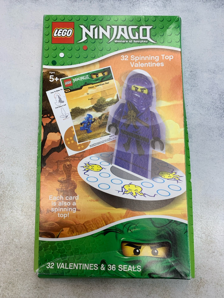 LEGO NINJA VALENTINE CARDS