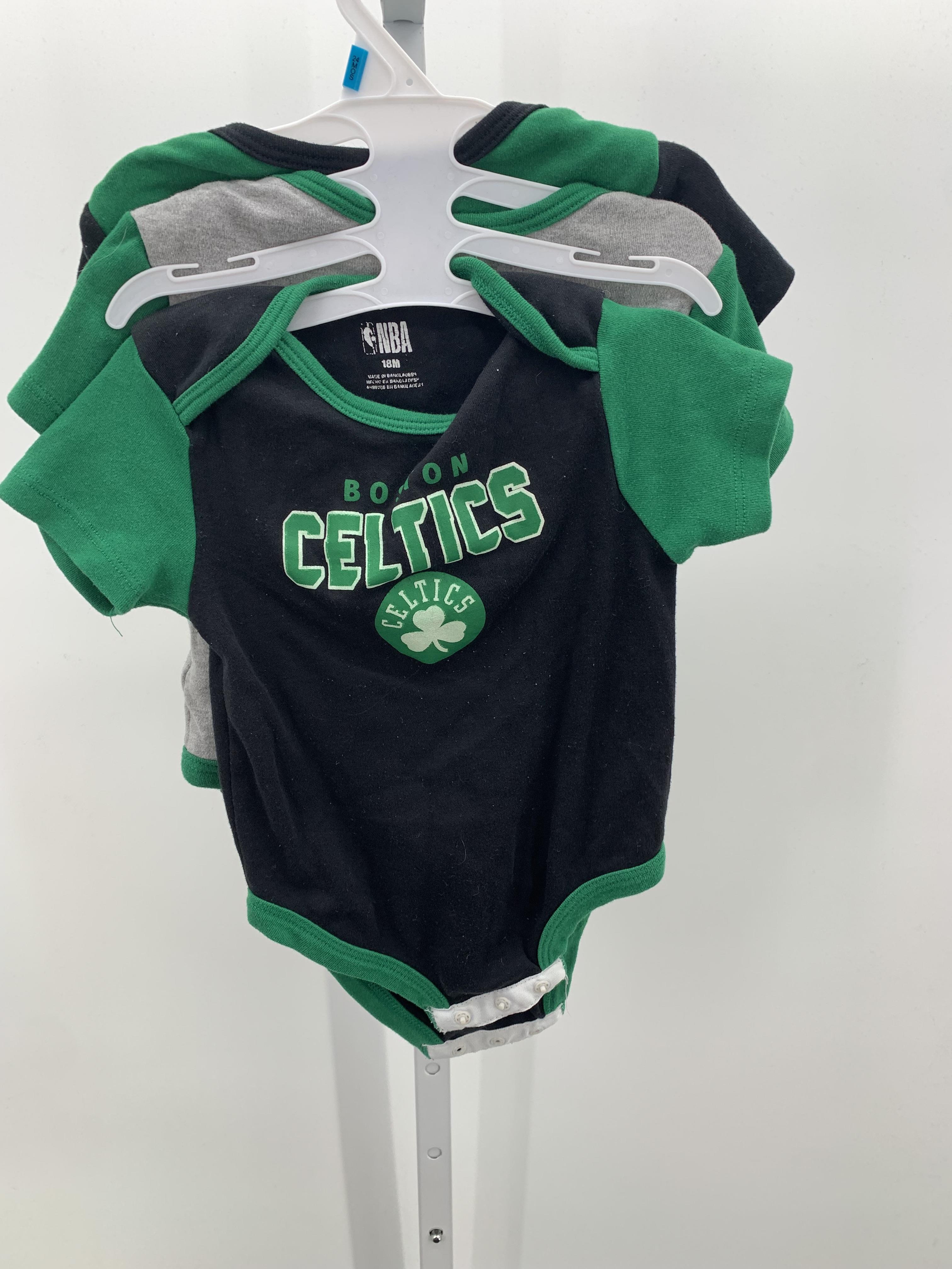 THREE SHORT SLV BODY SUIT CELTICS