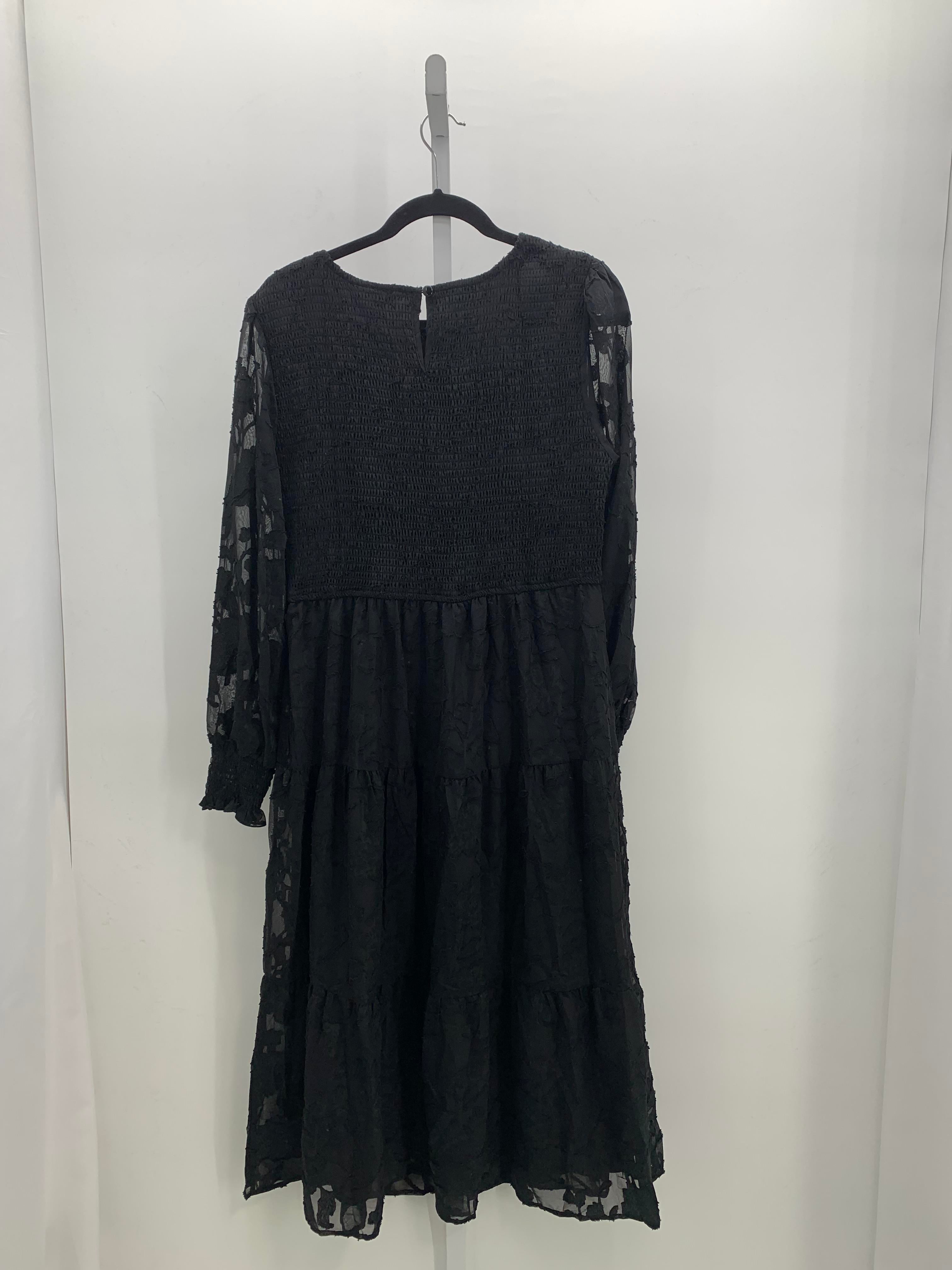 Size Extra Large Misses Long Sleeve Dress
