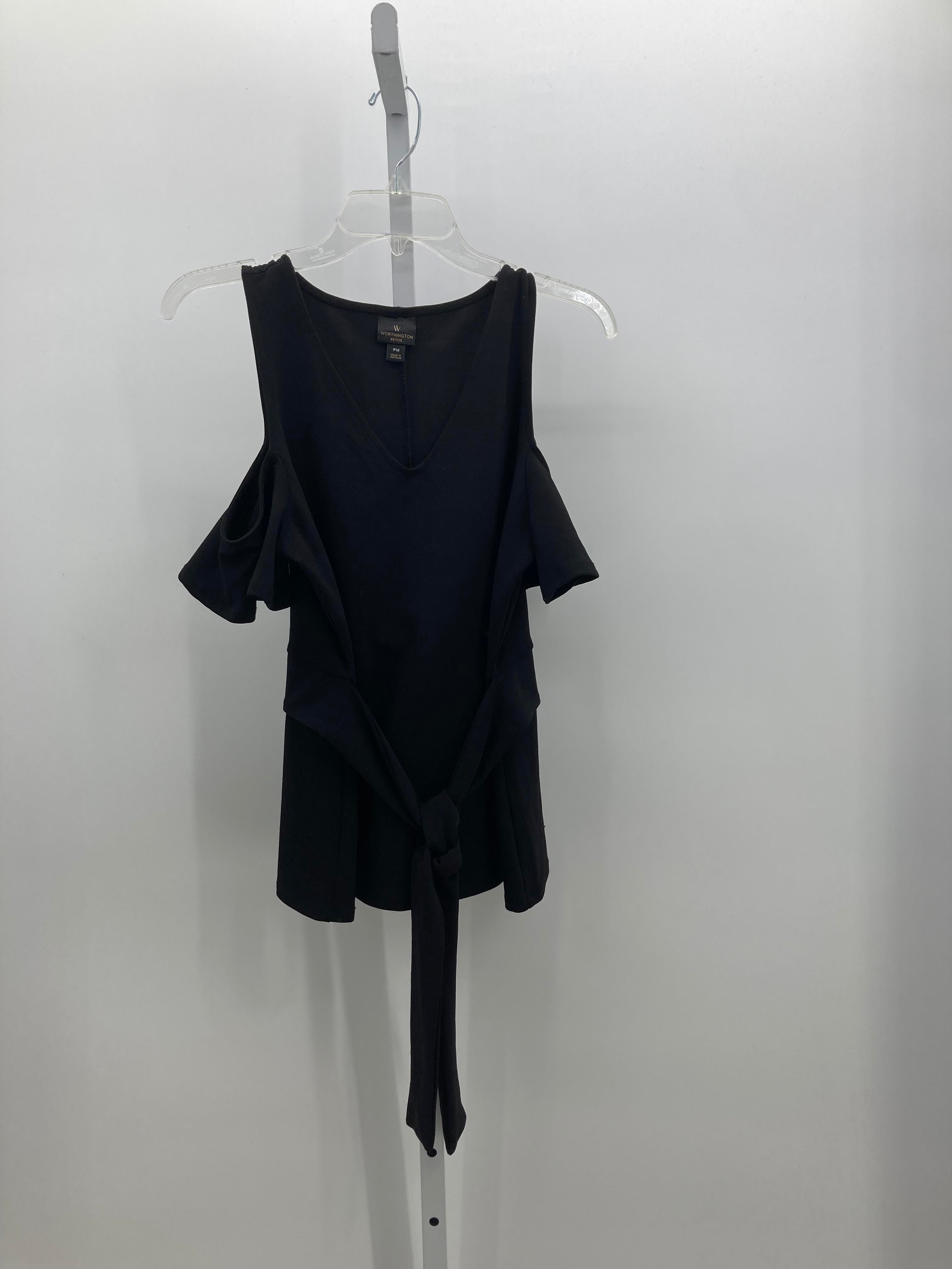 Worthington Size Medium Petite Petite Short Sleeve Shirt
