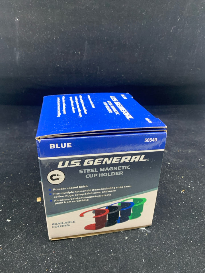 NIB US GENERAL STEEL MAGNETIC CUP HOLDER.