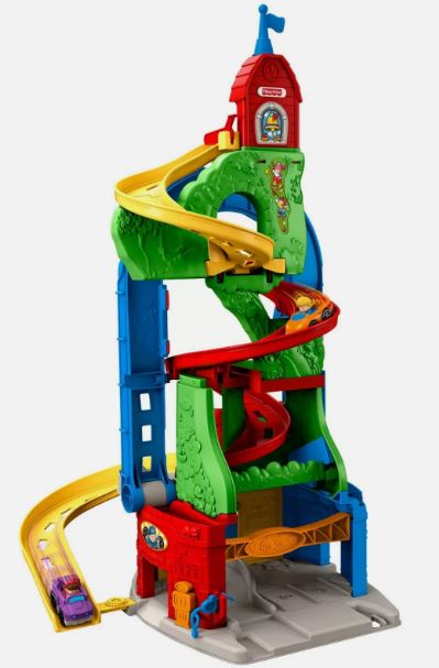 2 in 1 Fisher-Price PlaySet Little People SIT 'N STAND SKYWAY w/ Vehicles