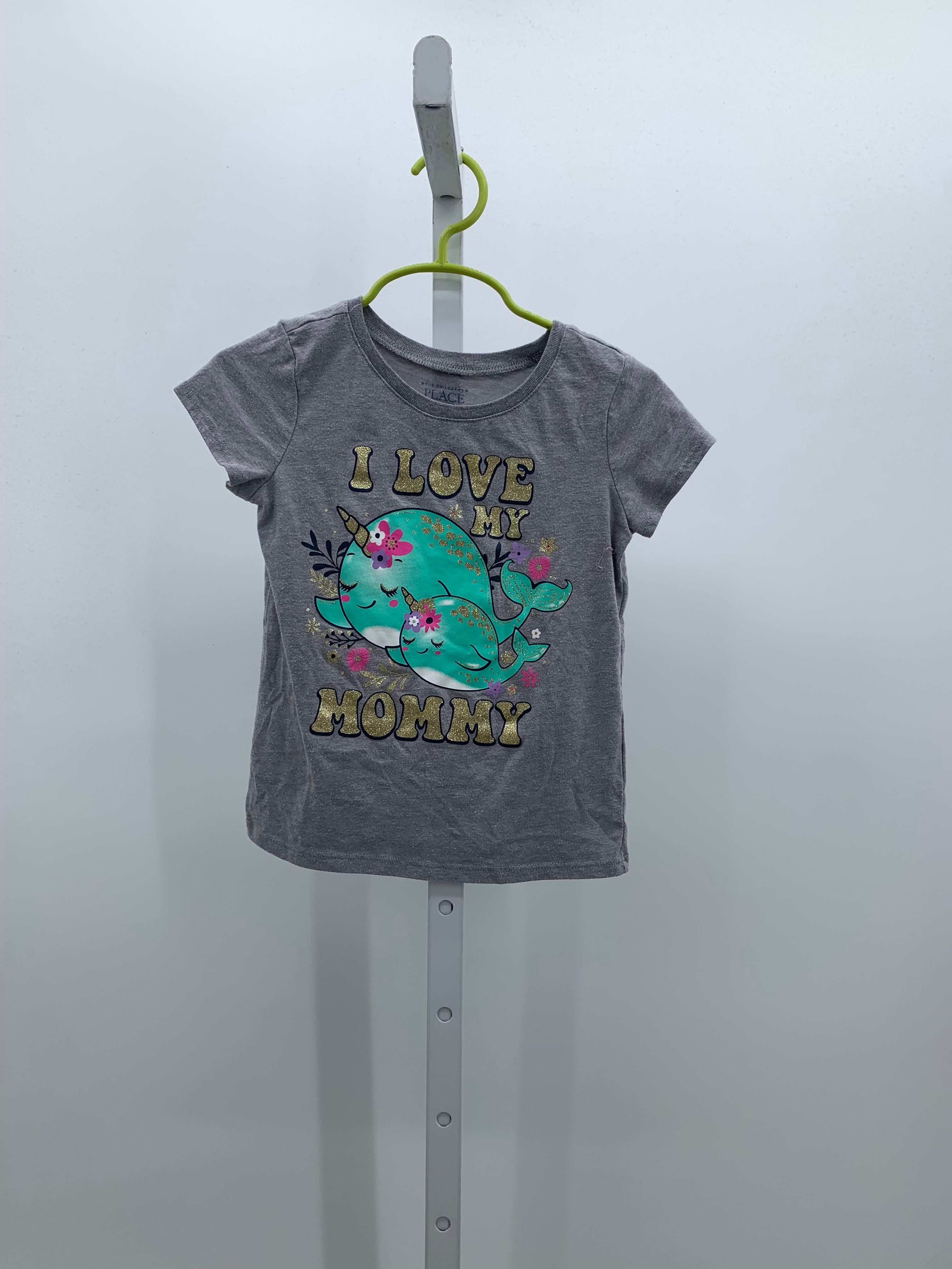 Children's Place Size 4T Girls Short Sleeve Shirt