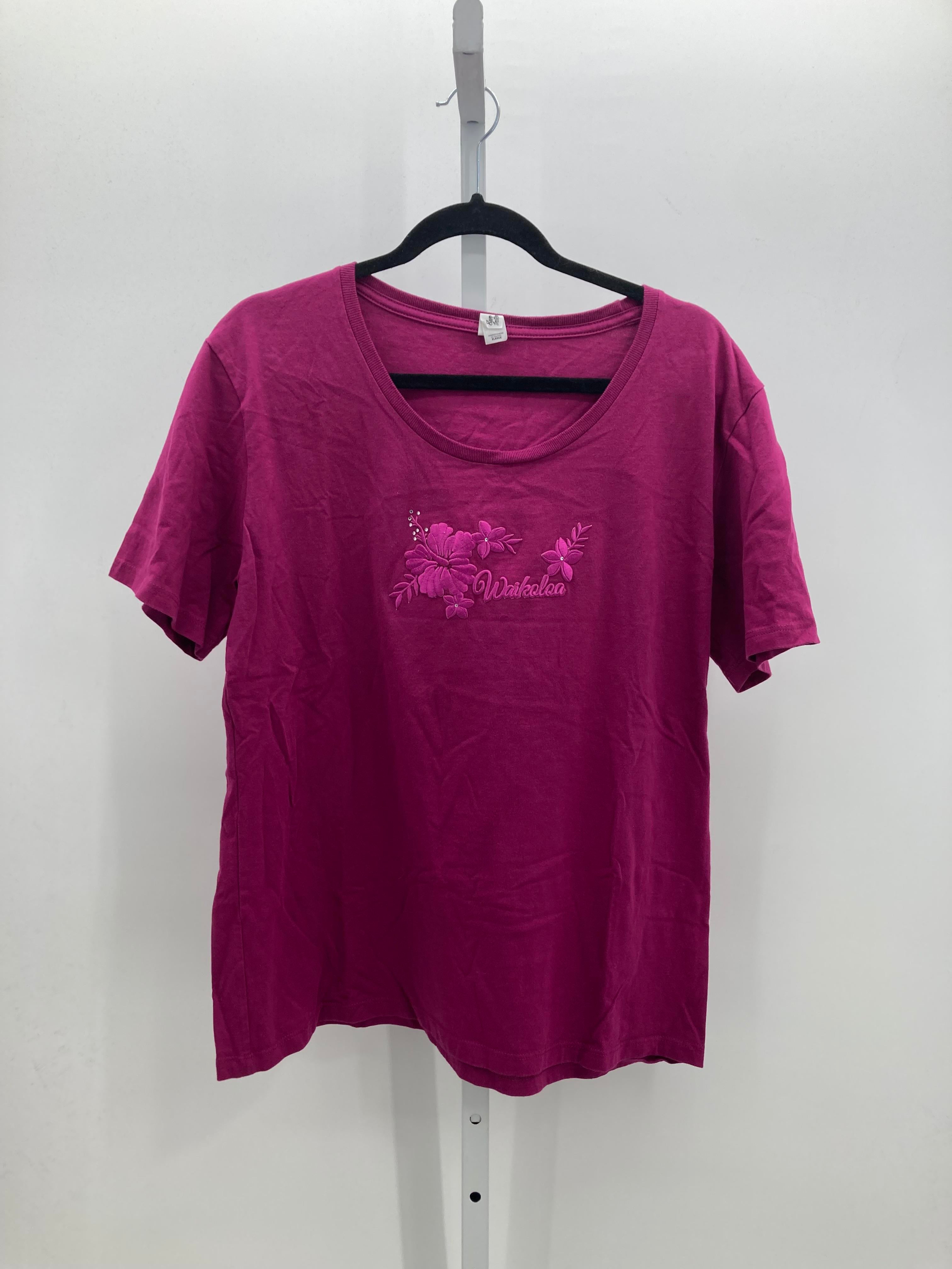 Size Extra Large Misses Short Sleeve Shirt