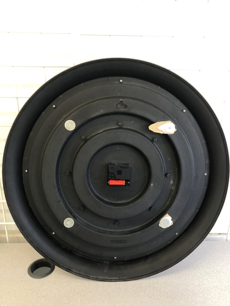 BRASS BRUSHED ROMAN NUMERAL CLOCK GLENMONT CLOCK CO.