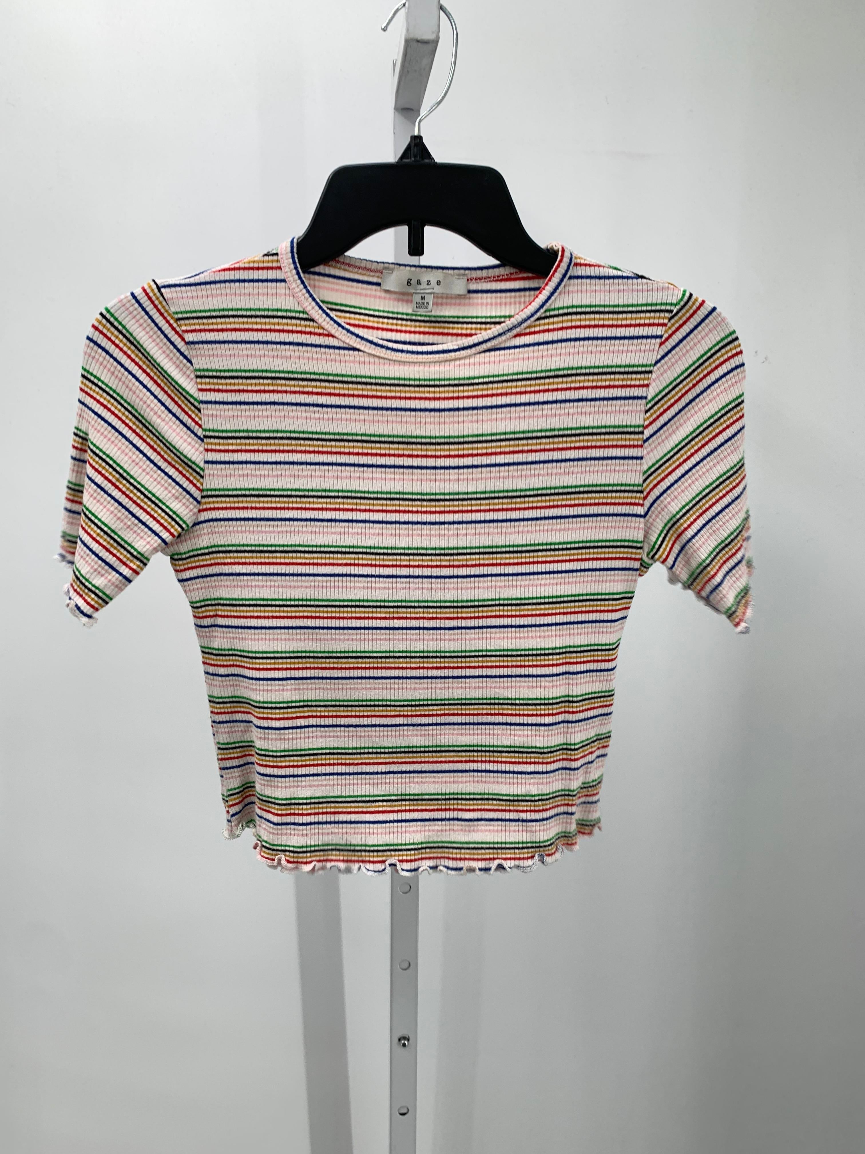 Gaze Size Medium Juniors Short Sleeve Shirt