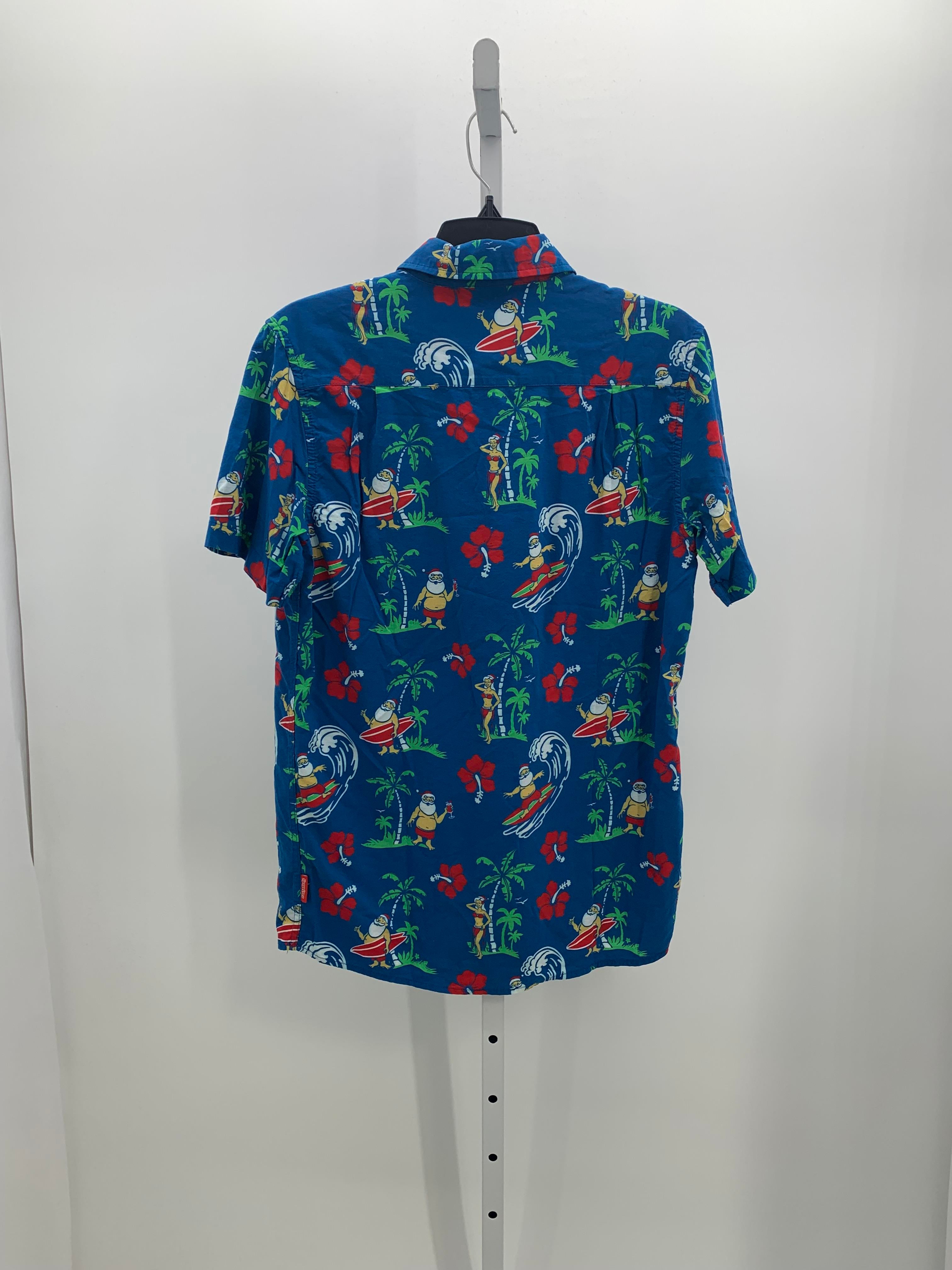 SHORT SLV SHIRT TROPICAL SANTA.