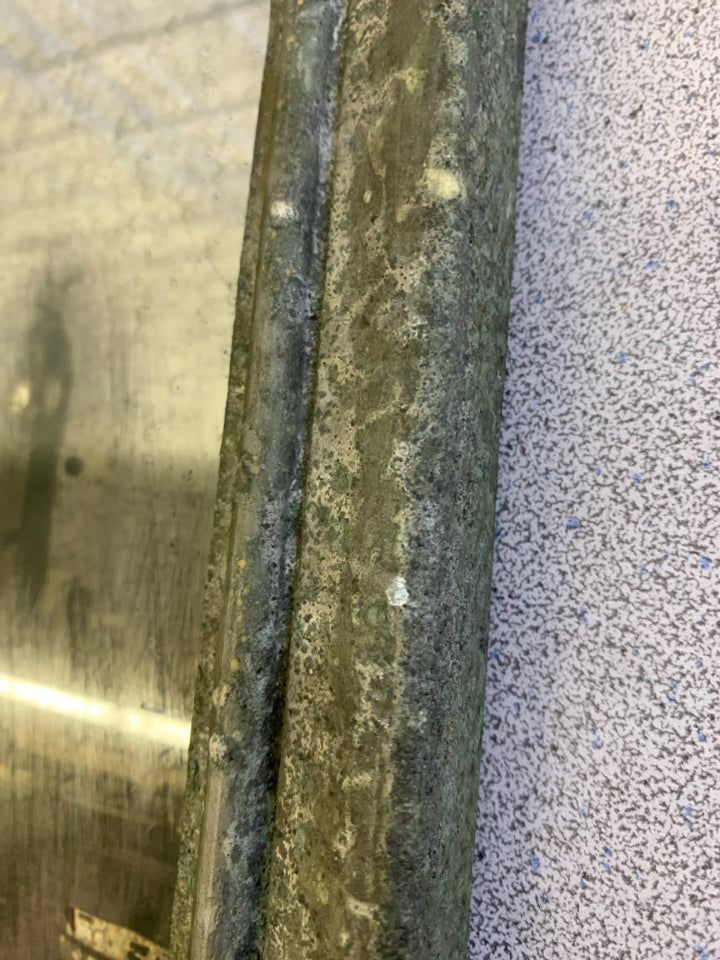 DISTRESSED FRAME MERCURY GLASS EUROPEAN CITIES.