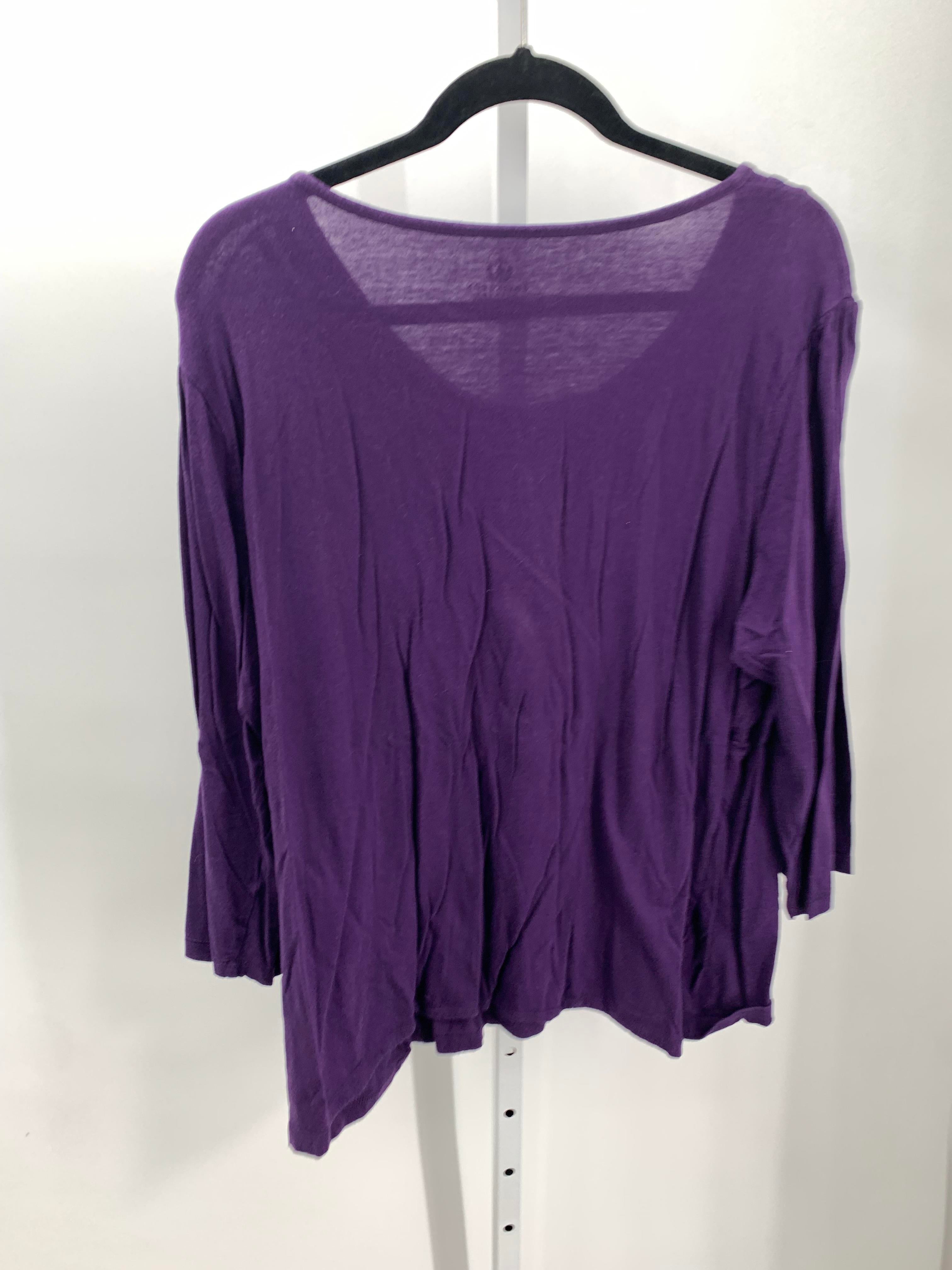 Covington Size 20/22 W Womens 3/4 Sleeve Shirt