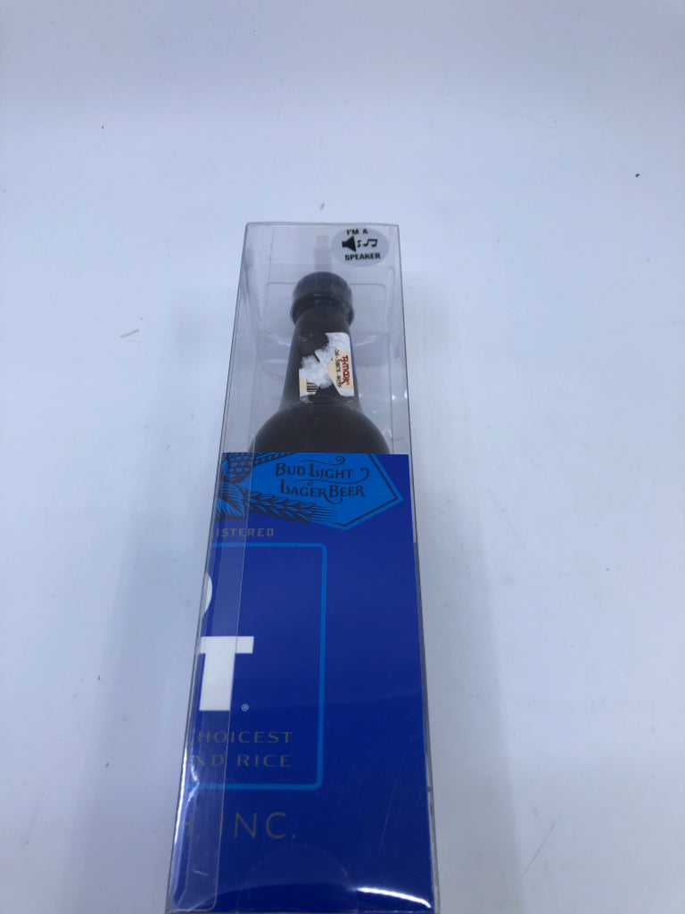 NIB BUDLIGHT BOTTLE WIRELESS SPEAKER.