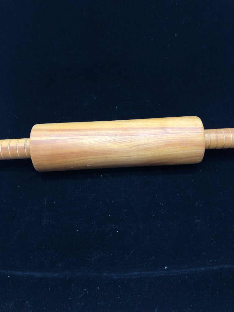 WOODEN ROLLING PIN.