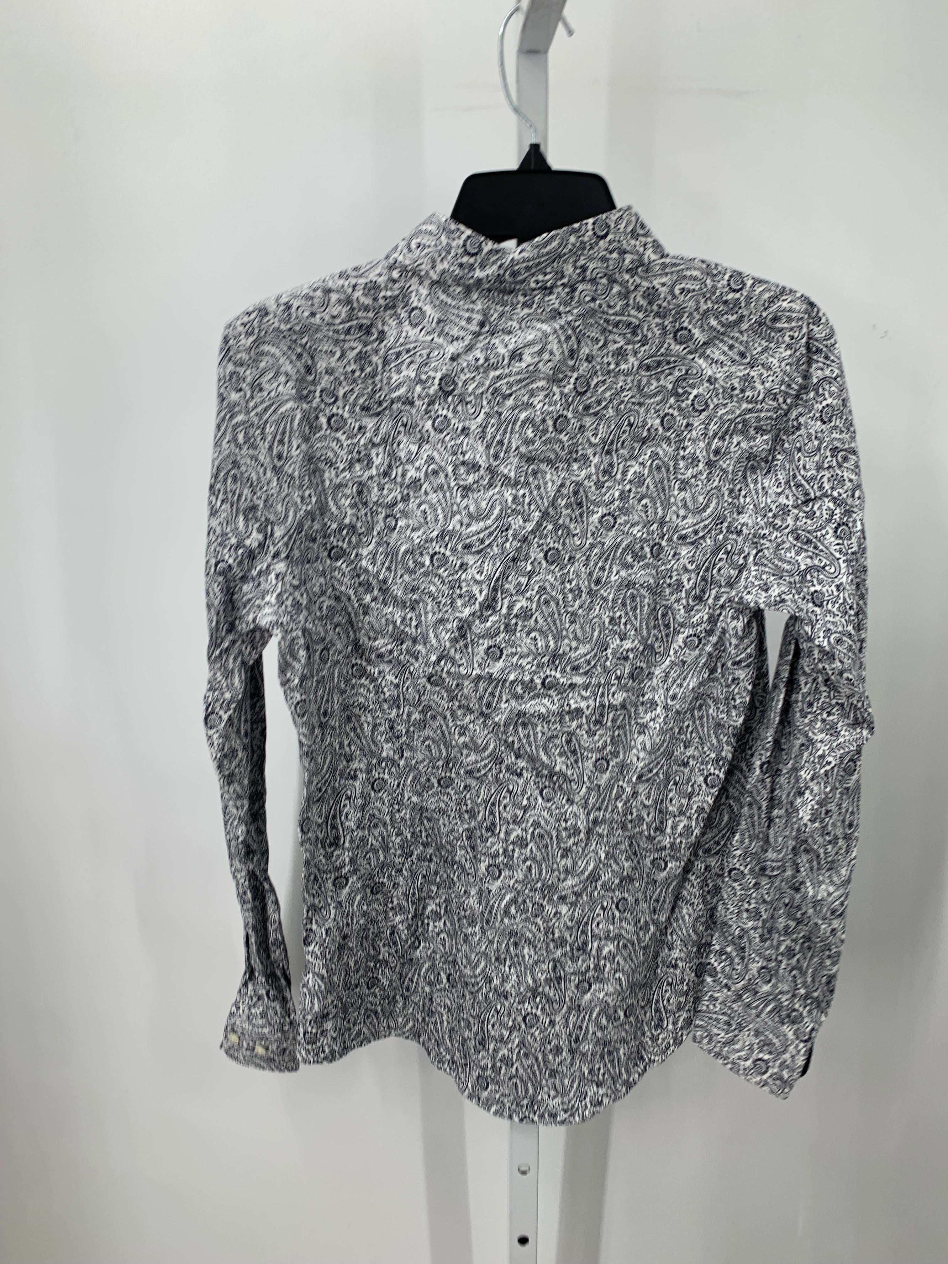 Chaps Size Medium Misses Long Sleeve Shirt