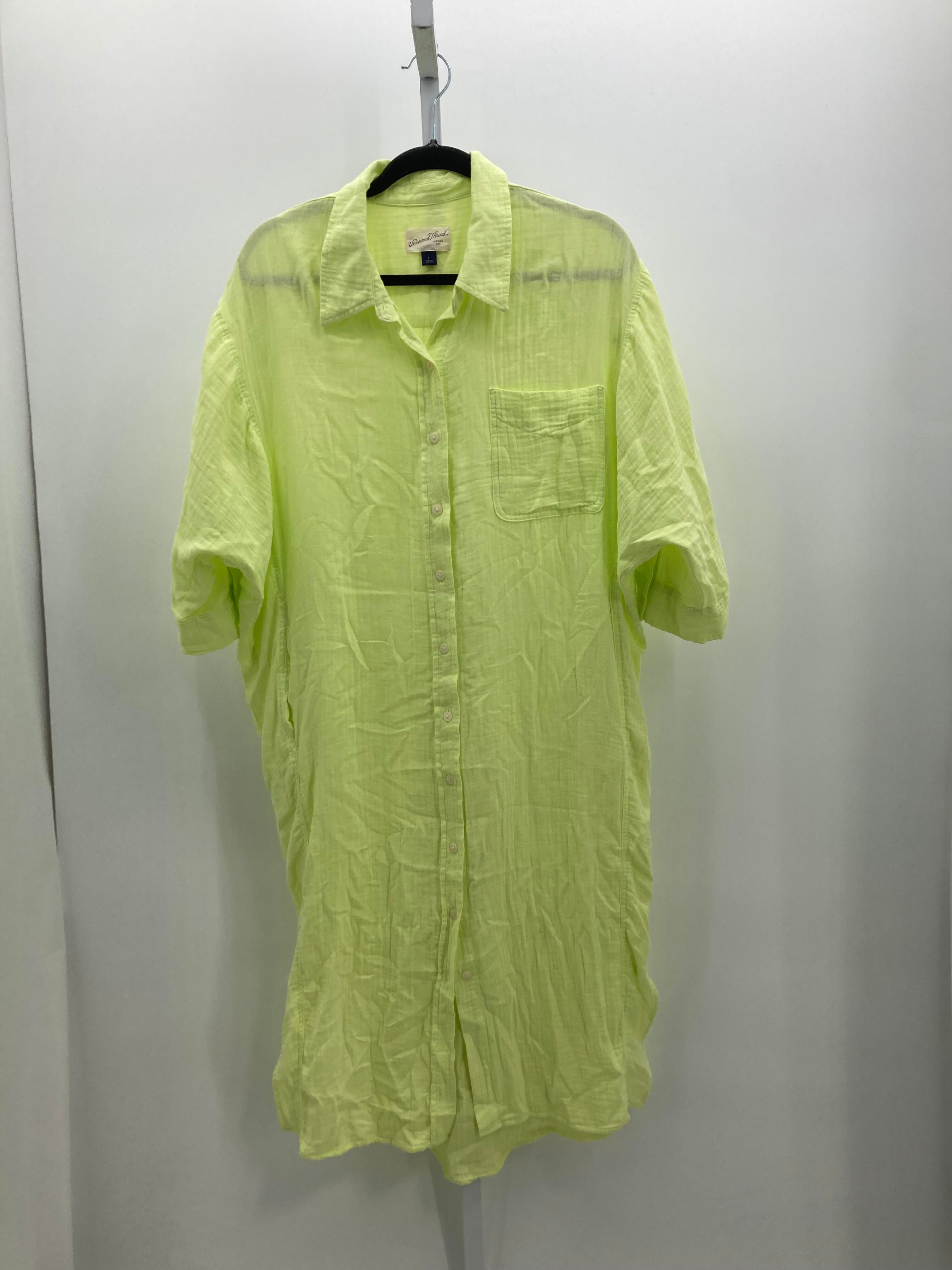 Universal Thread Size Large Misses Short Sleeve Dress