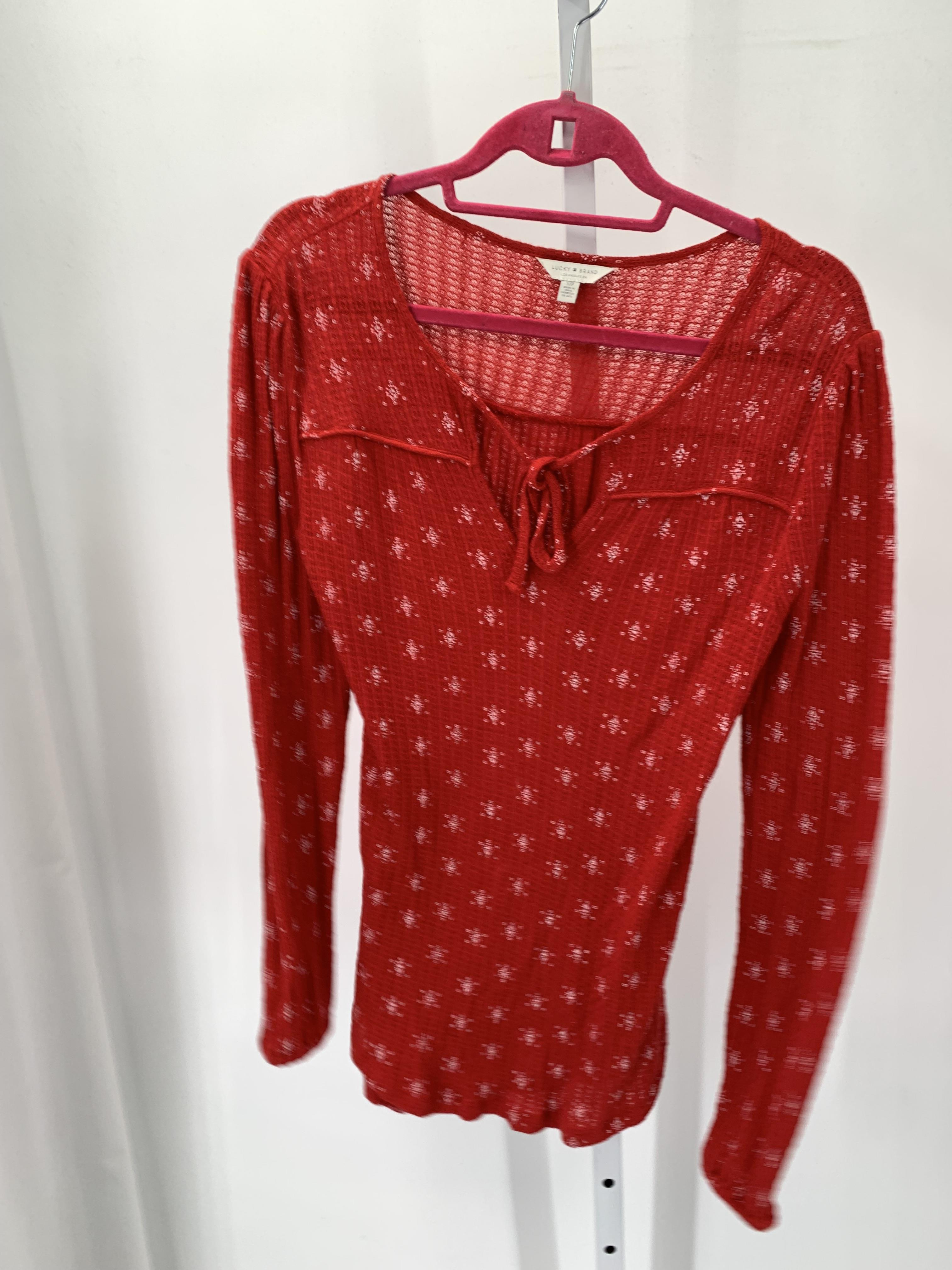 Lucky Brand Size Small Misses Long Sleeve Shirt