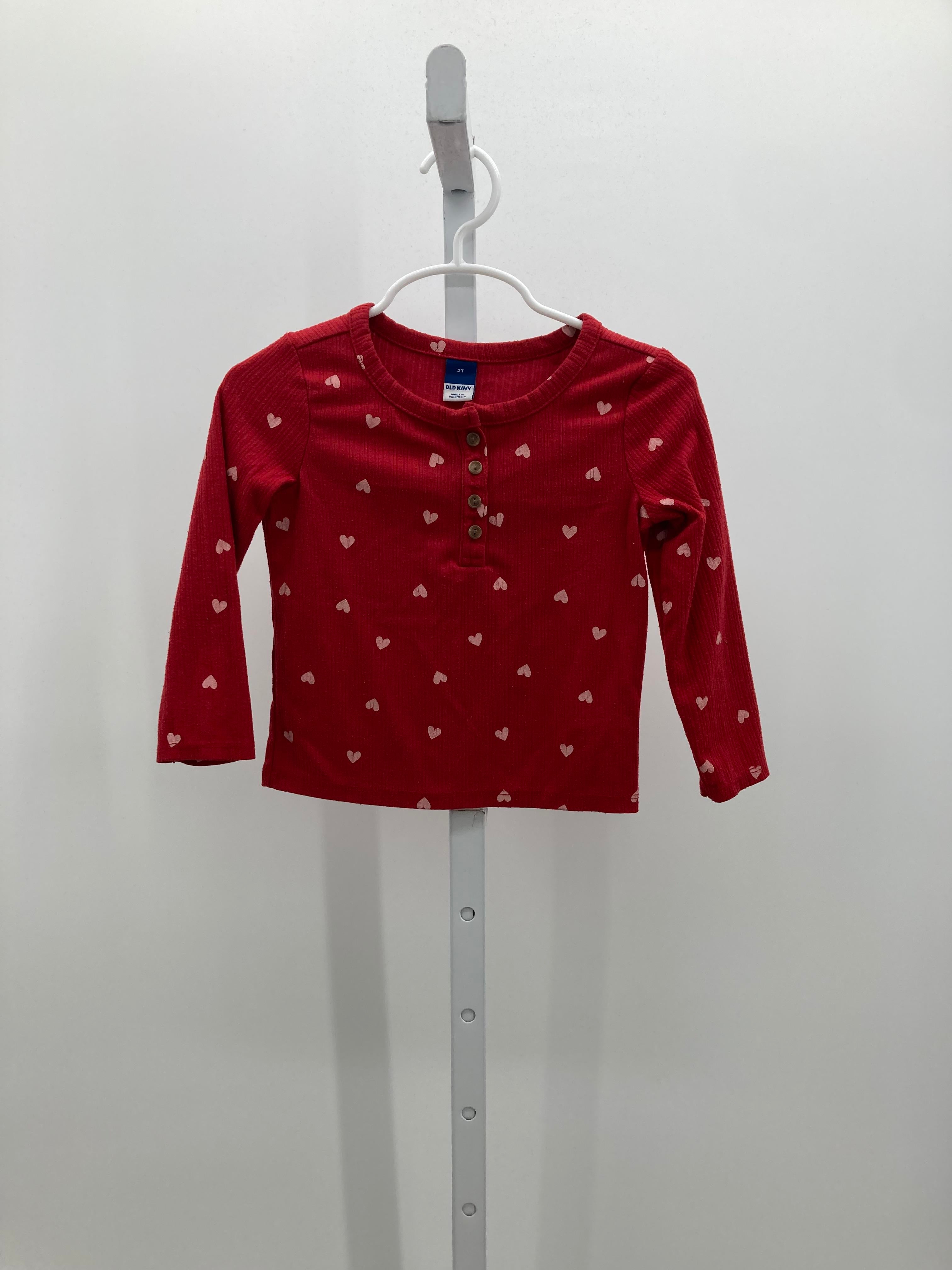 Old Navy Size 2T Girls Long Sleeve Shirt