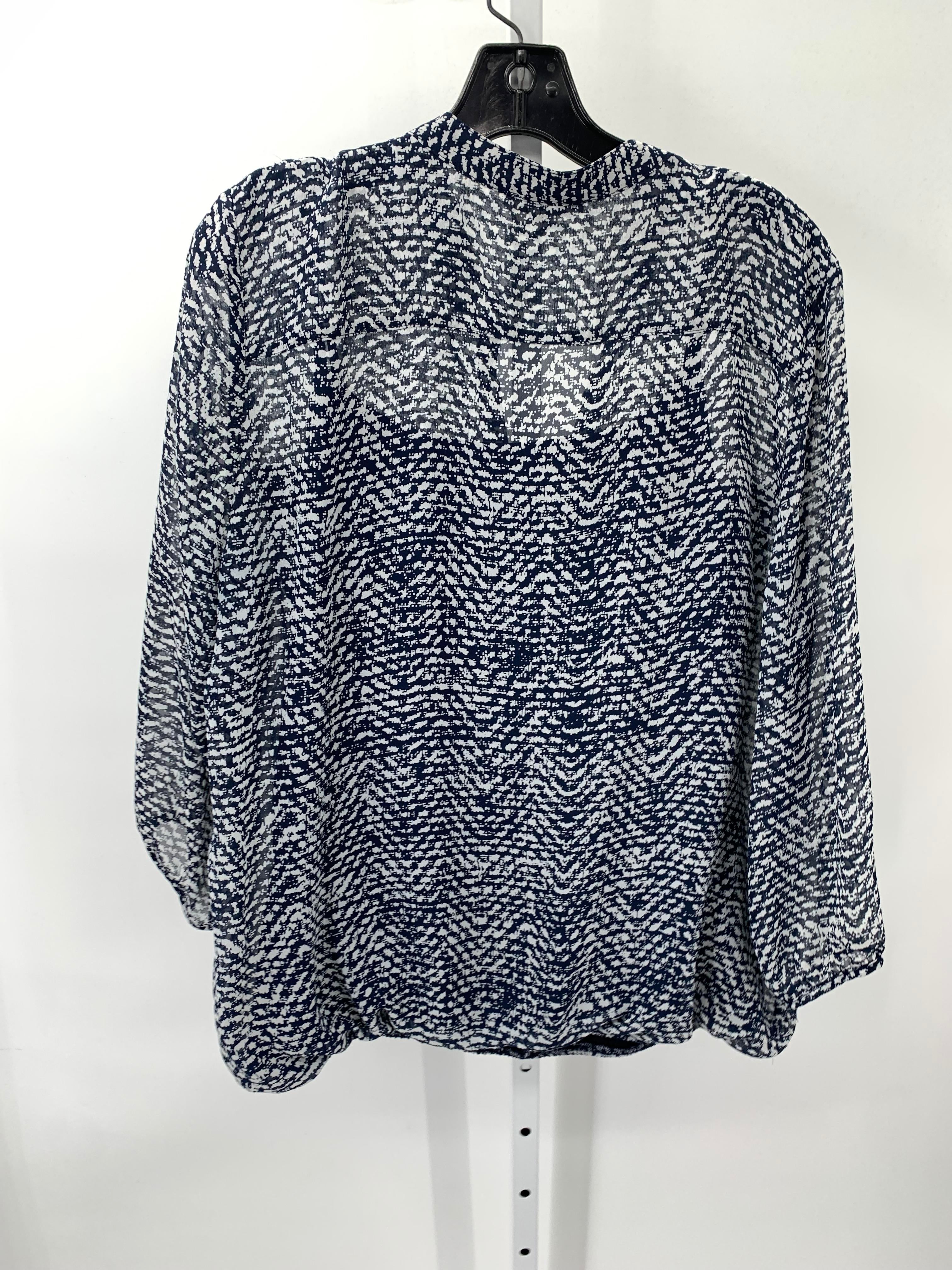 Roz & Ali Size Extra Large Misses 3/4 Sleeve Shirt