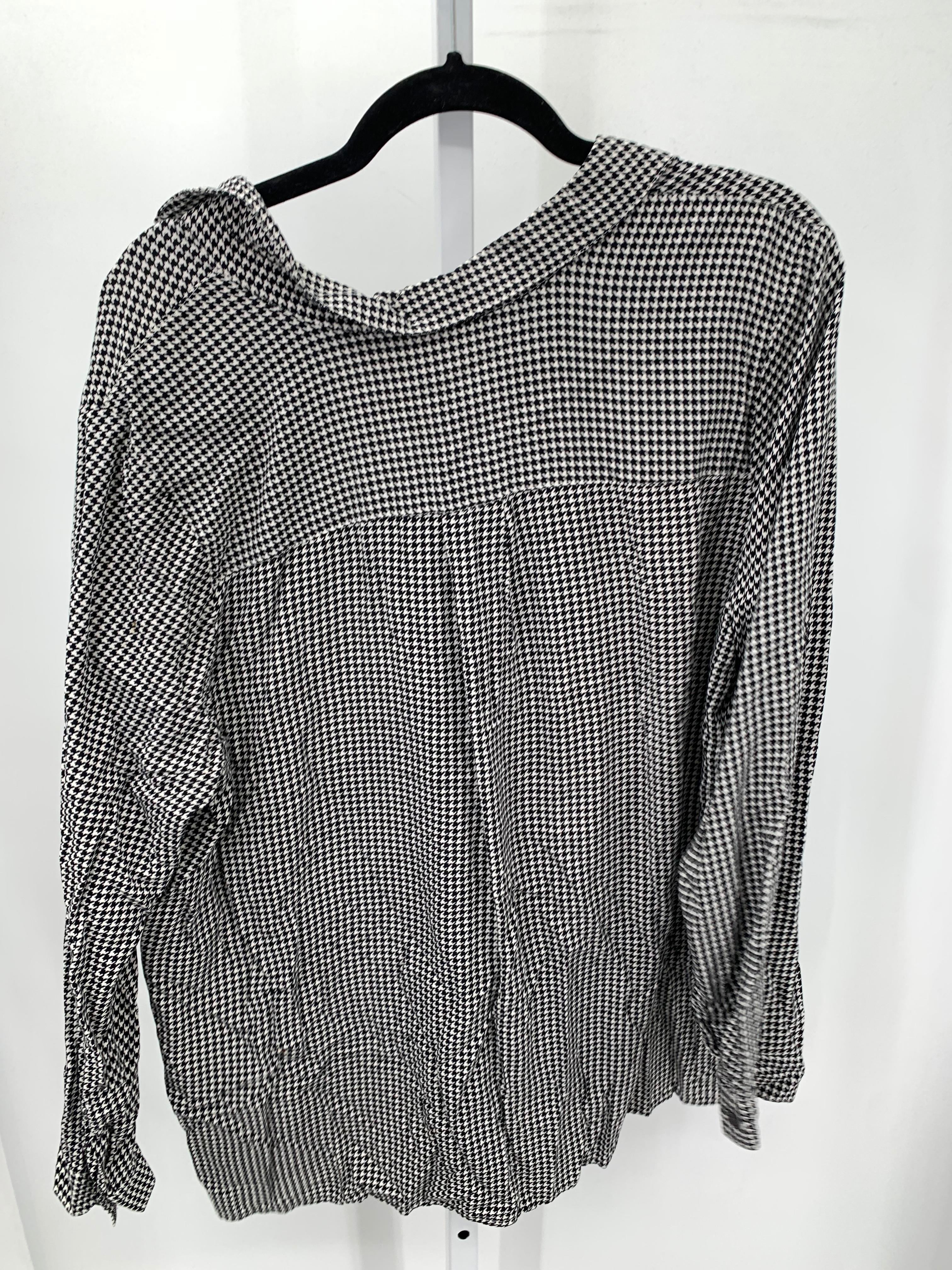 J-Jill Size Large Misses Long Sleeve Shirt