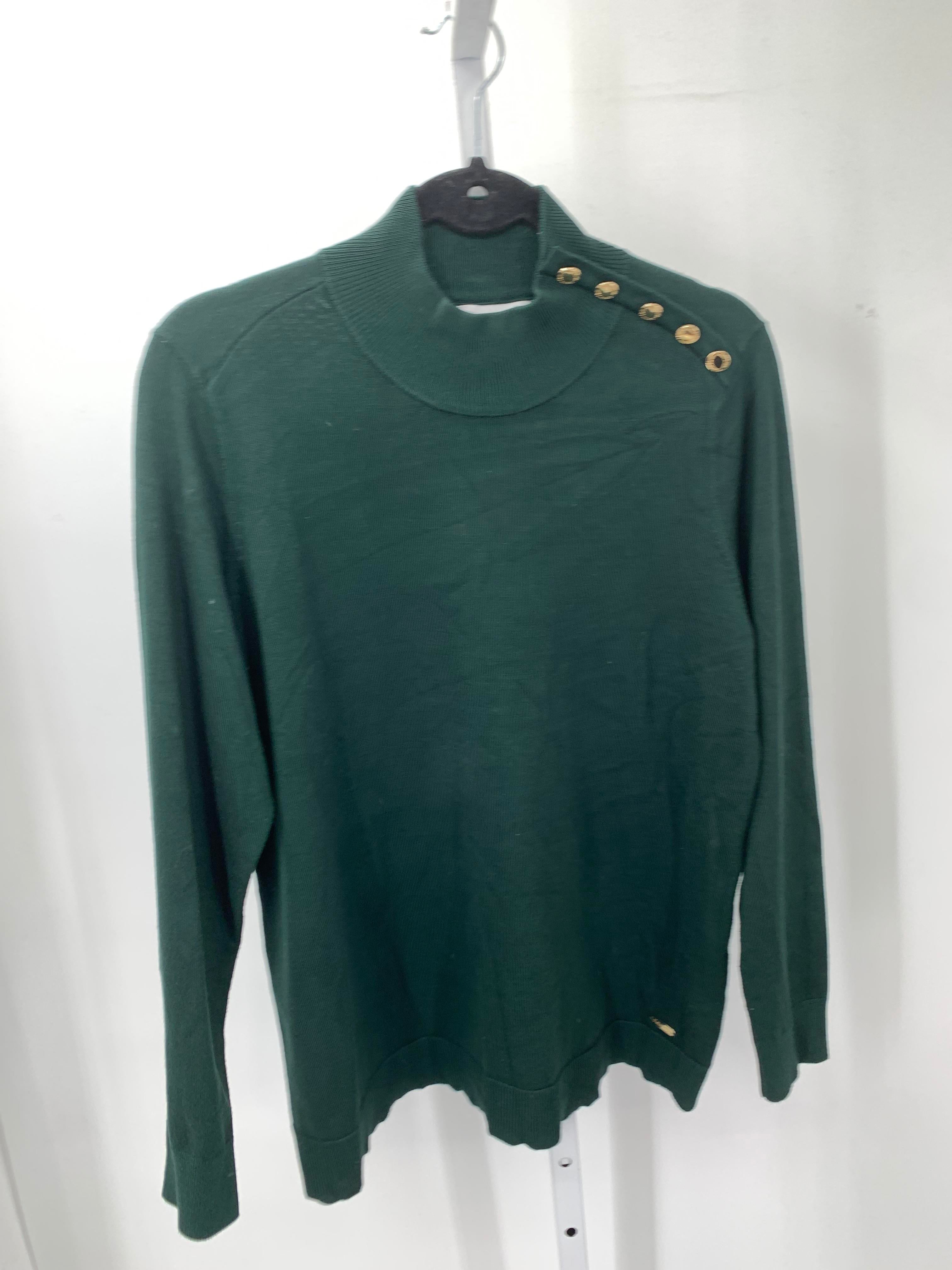 Calvin Klein Size Large Misses Long Slv Sweater