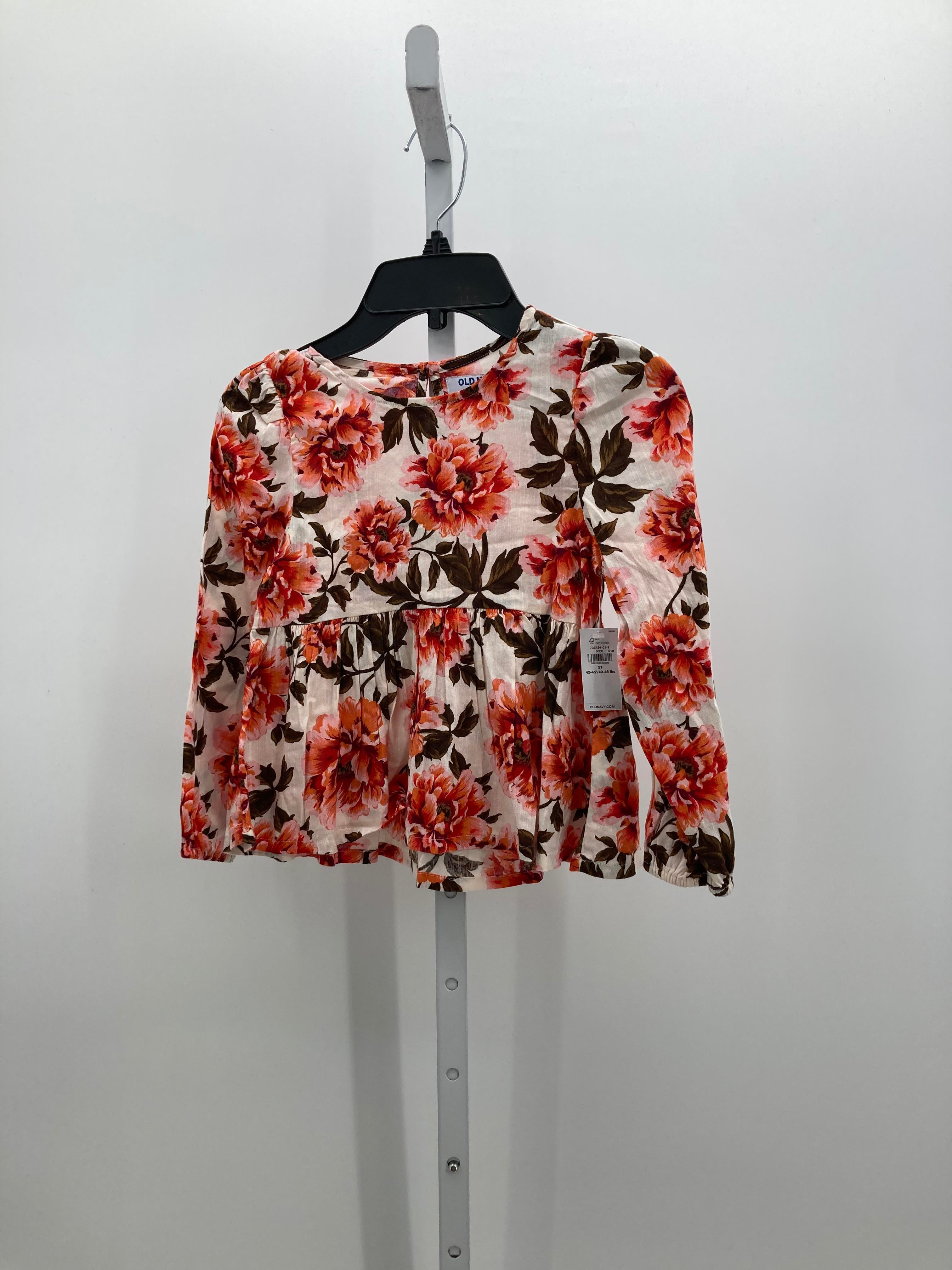 Old Navy Size 5T Girls Long Sleeve Shirt