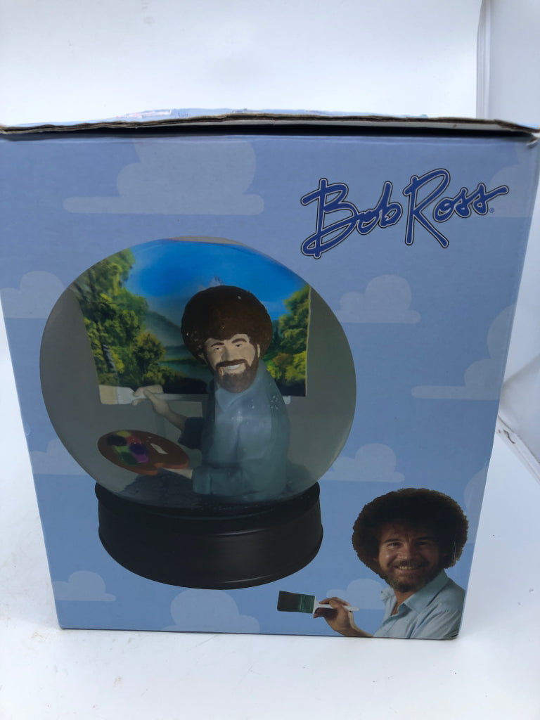 NIB BOB ROSS SNOW GLOBE.