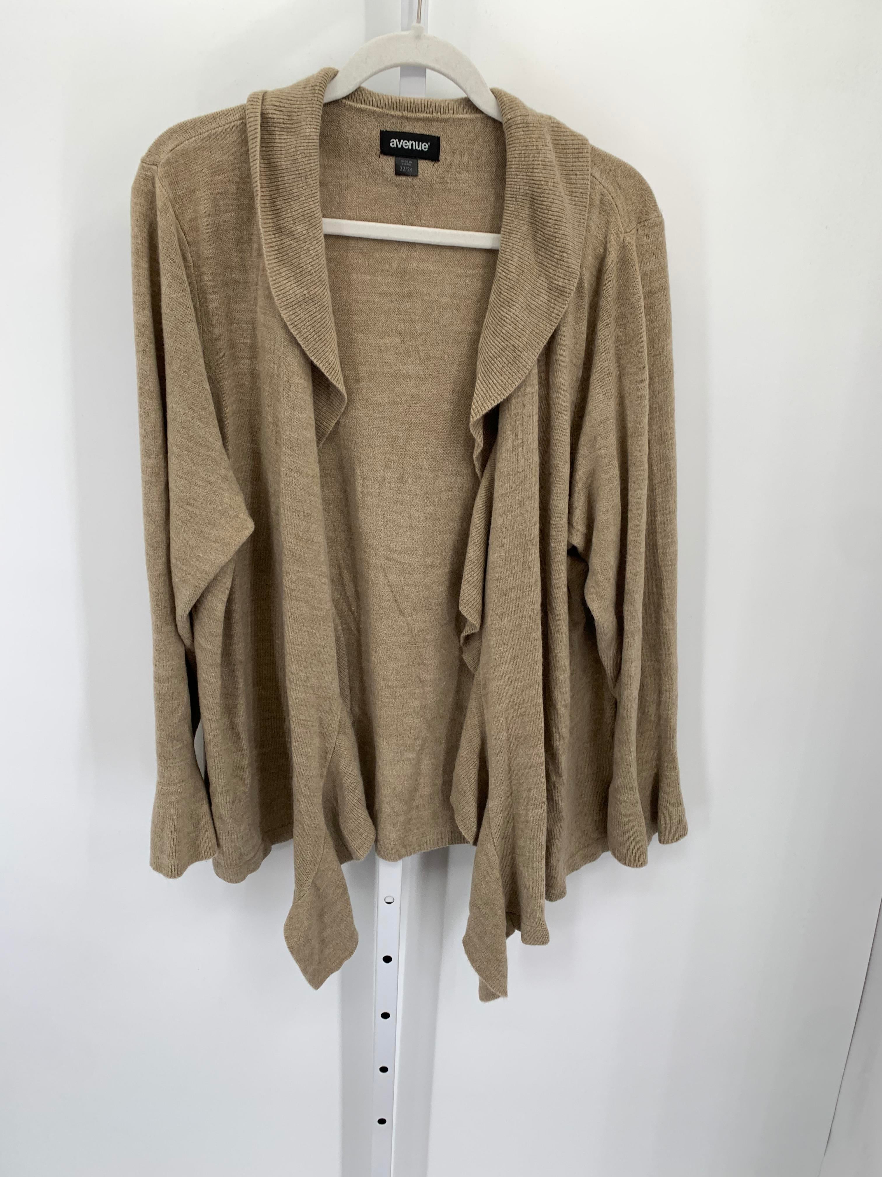 Avenue Size 22/24 W Womens Cardigan