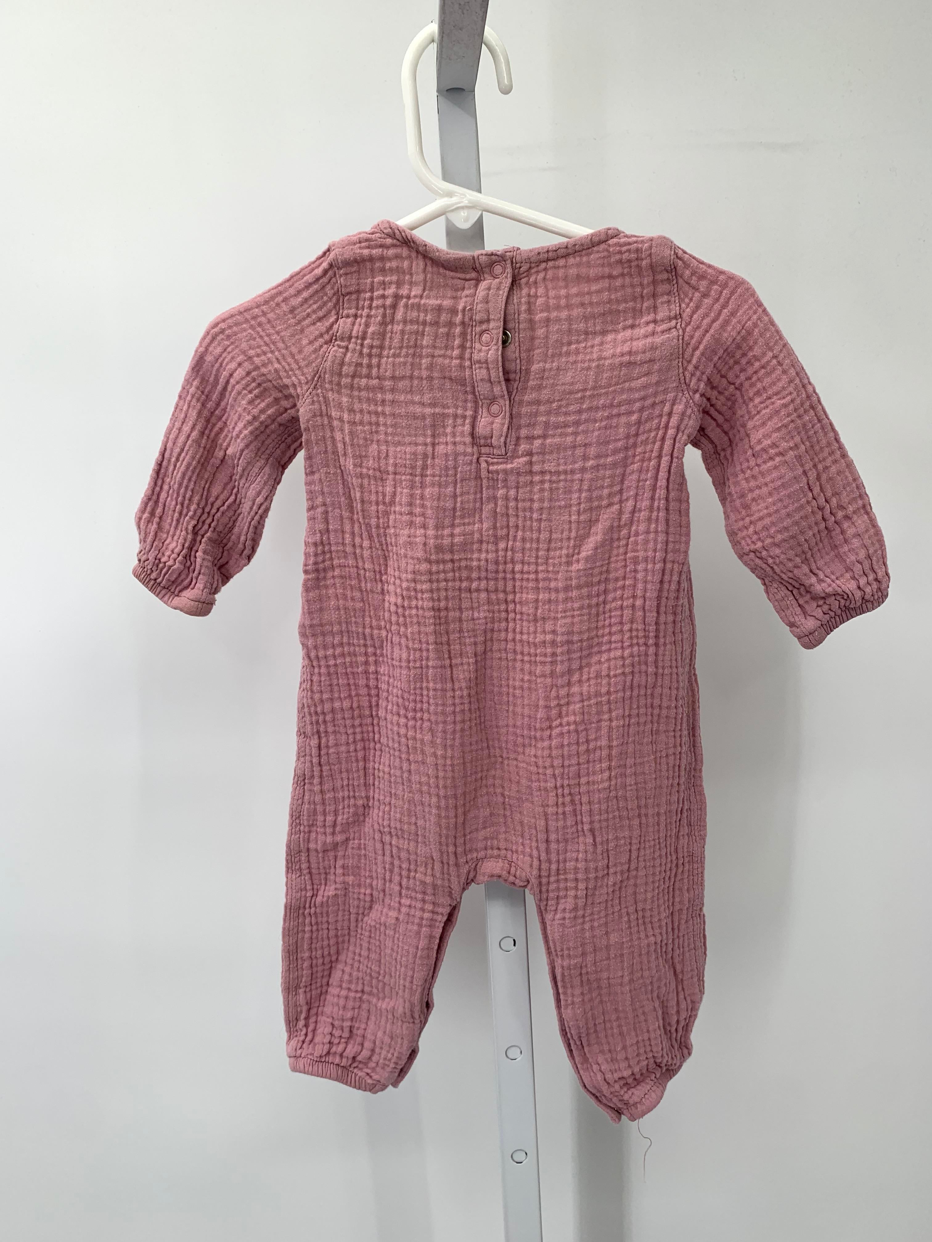 Cat & Jack Size 6-9 mon Girls Long Slv. Romper