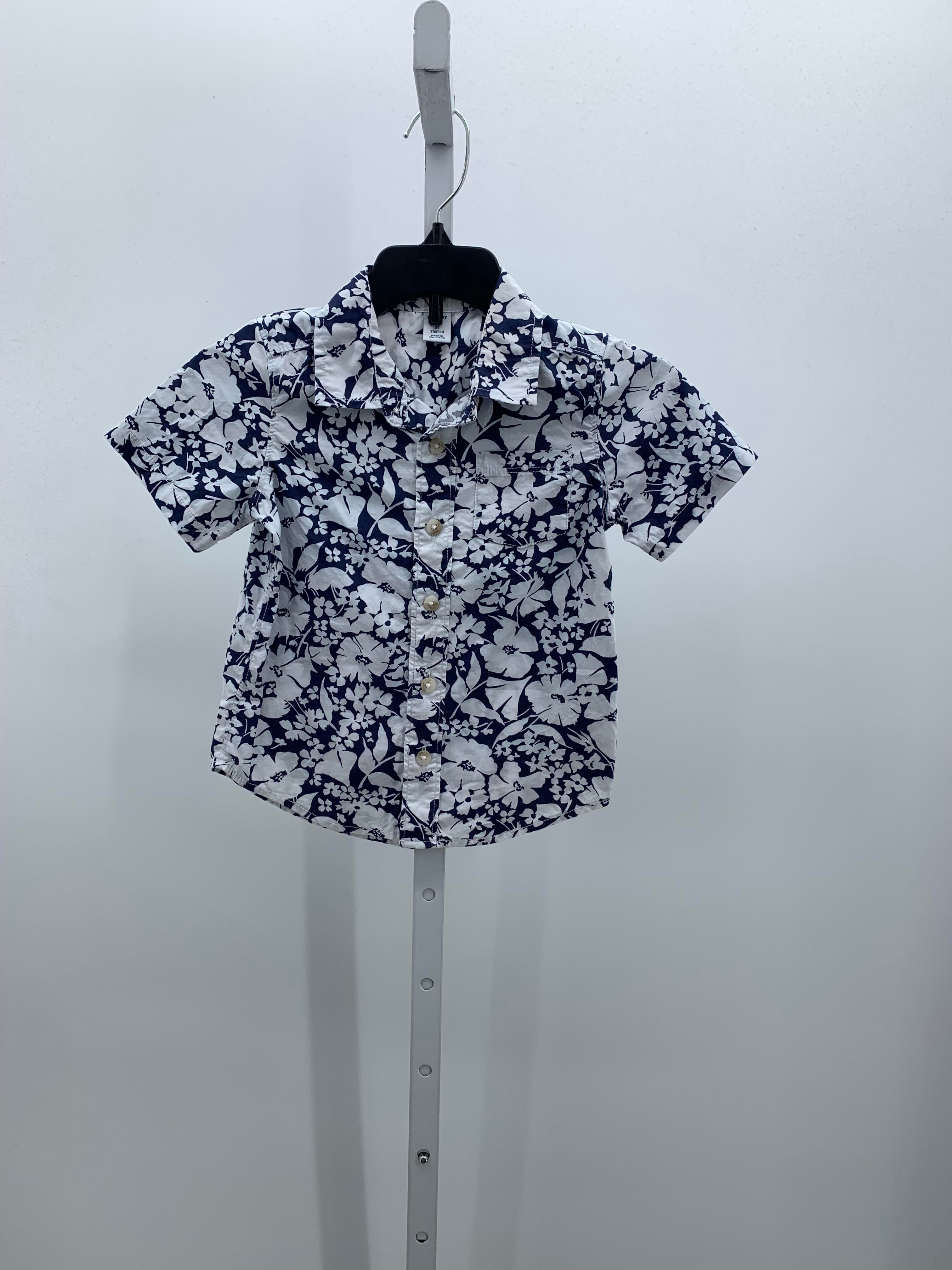 BLUE/WHITE BUTTON DOWN SHIRT