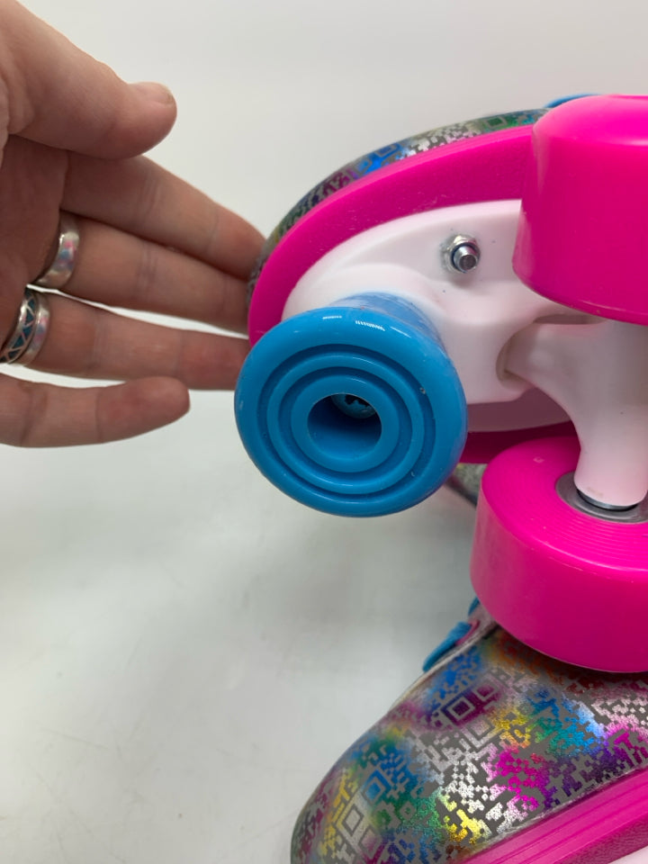 Rainbow Metallic Roller Skates Size ( 9M ) - NWOT