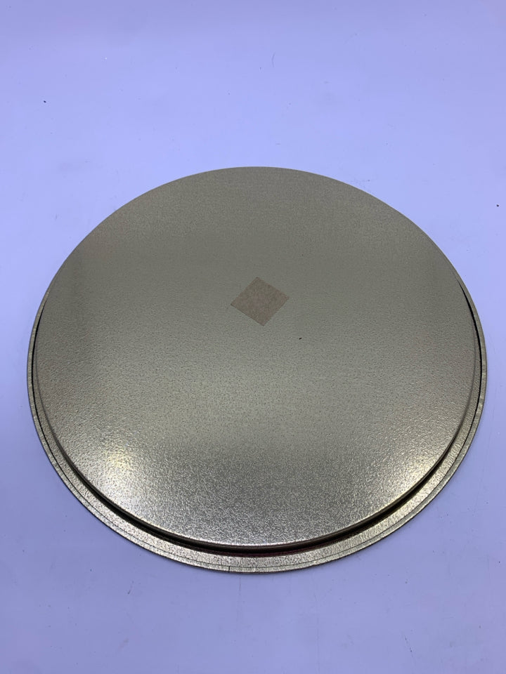 CIRCLE FLORIDA THEME METAL TRAY.