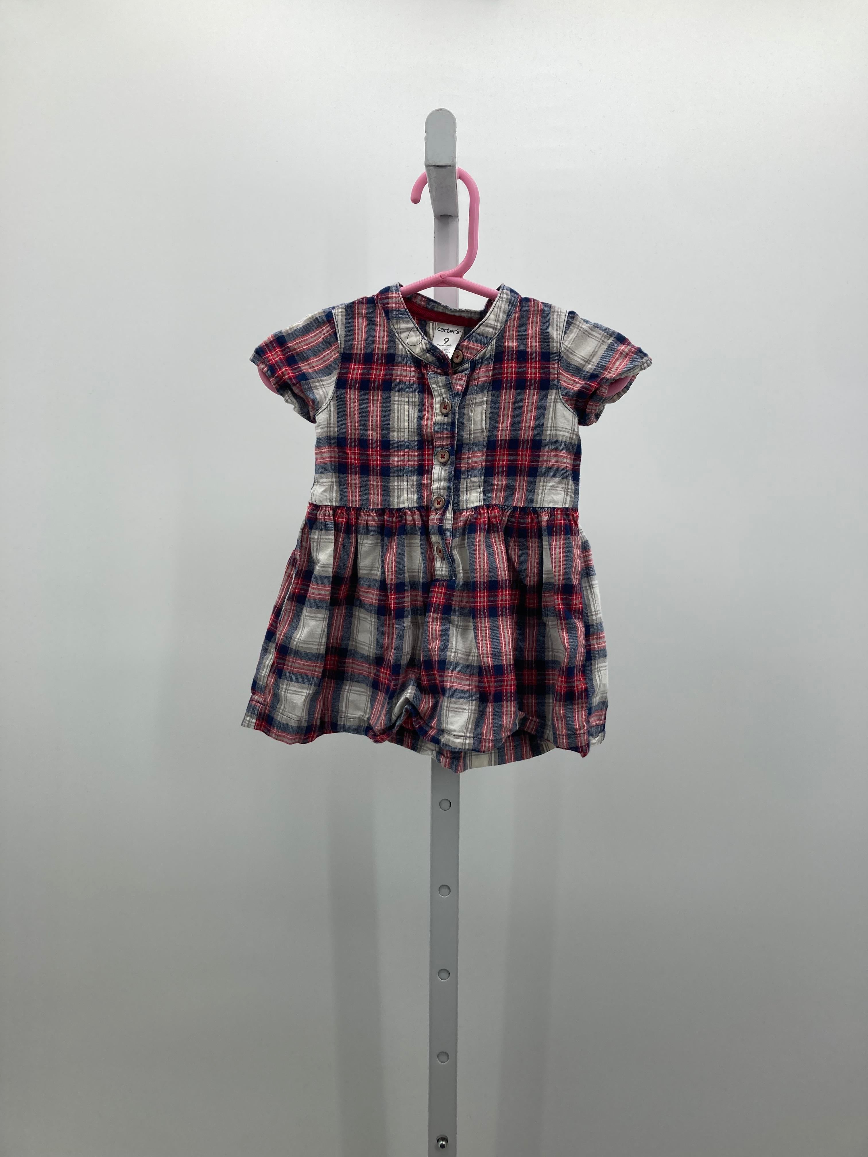 Carters Size 9 Months Girls Short Sleeve Dress