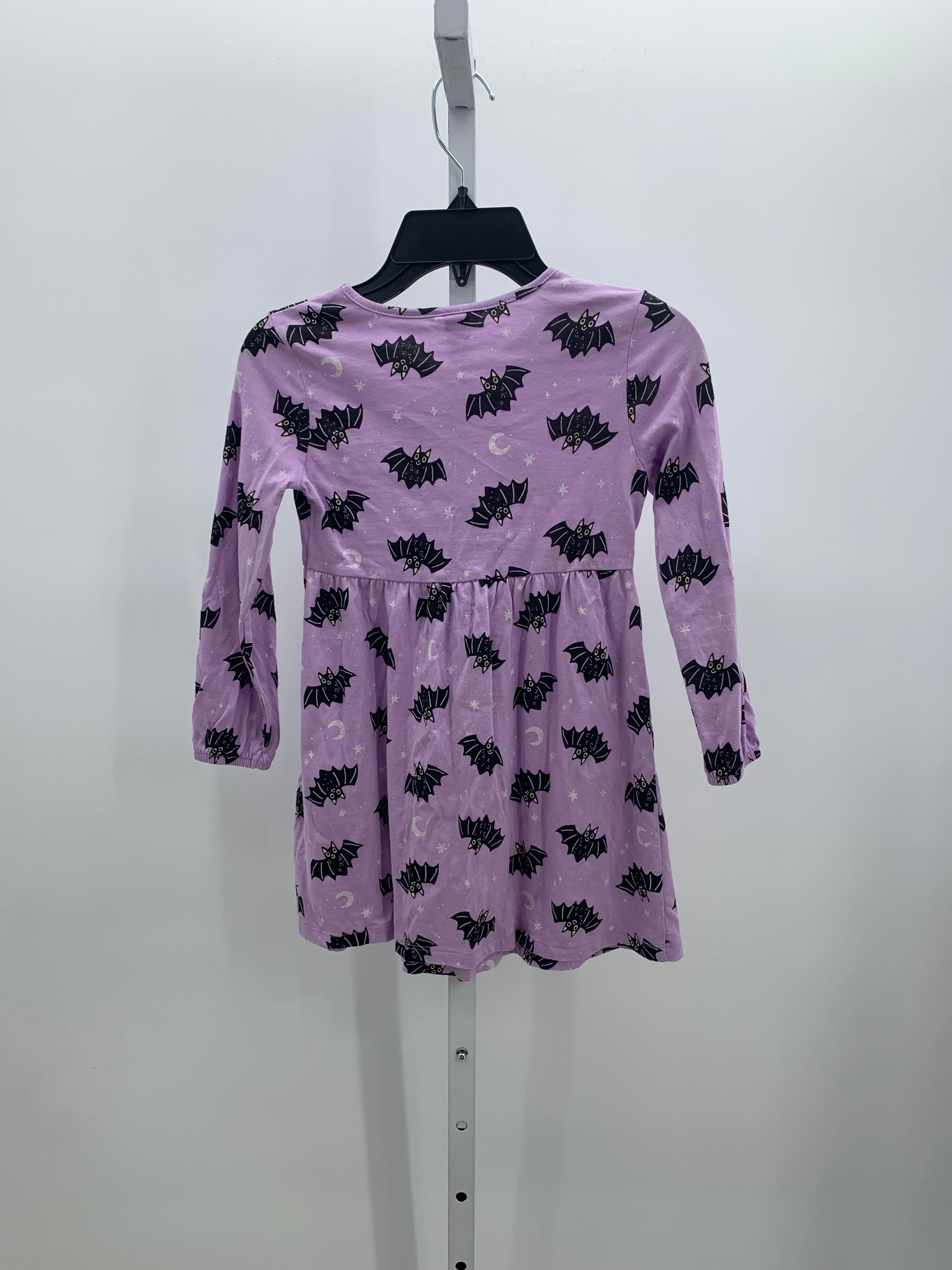 LONG SLV DRESS BLACK BATS