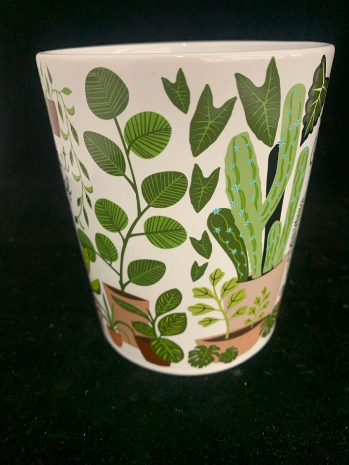 LARGE ONE PLANT SHORT MUG.