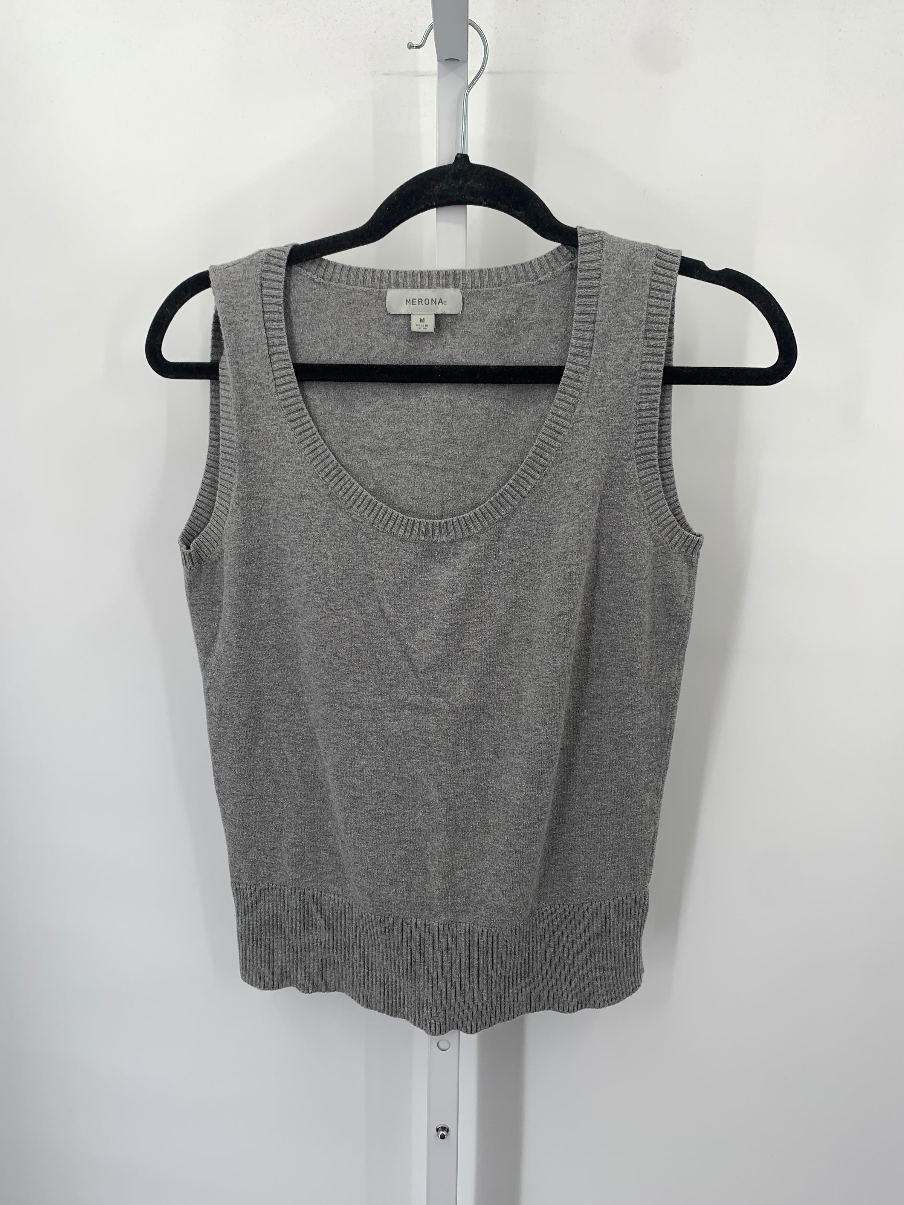 Merona Size Medium Misses Sleeveless Sweater