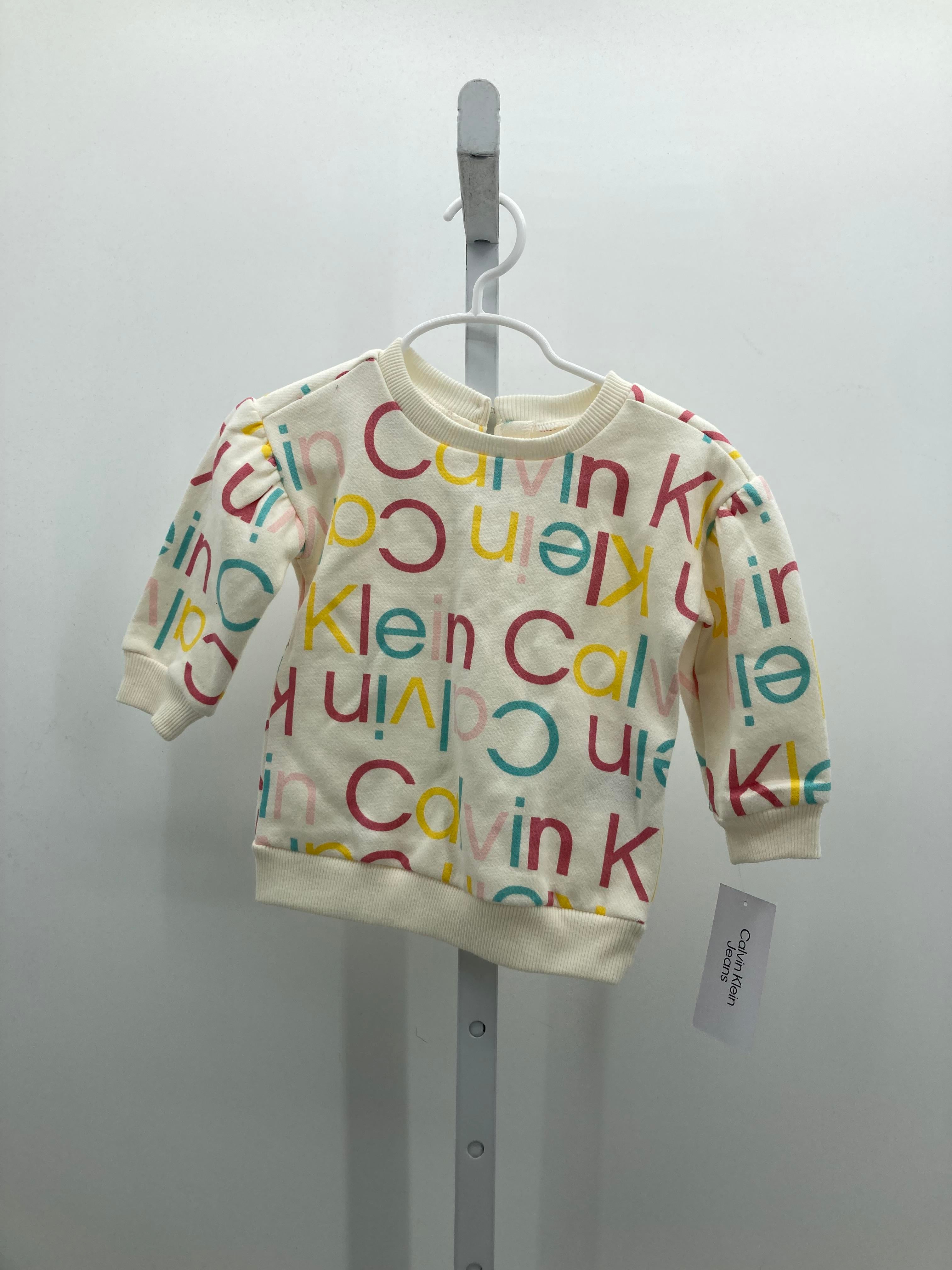 Calvin Klein Size 12 Months Girls Long Sleeve Shirt