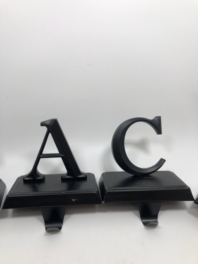 PEACE LETTER STOCKING HOOKS