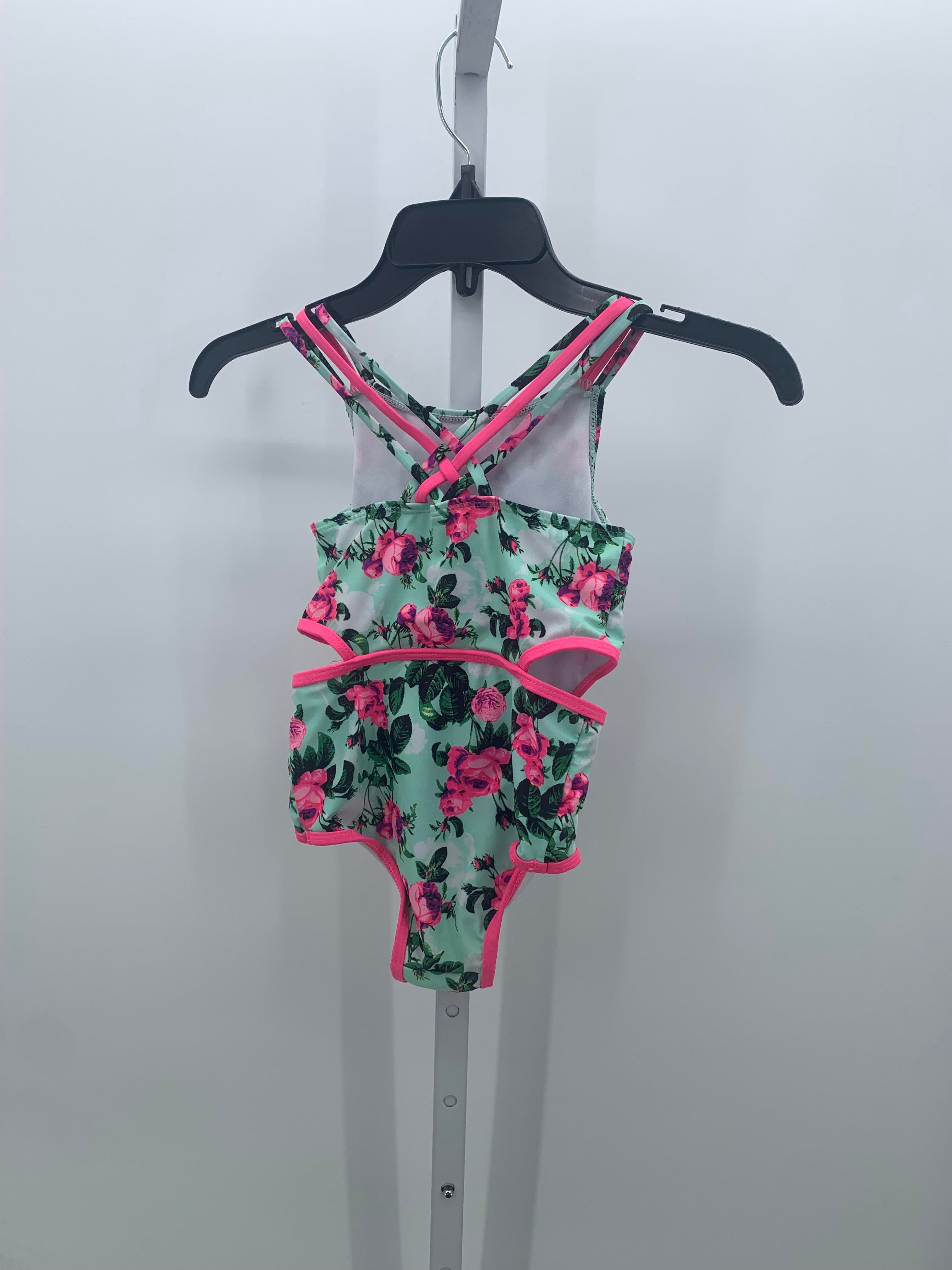 Betsey Johnson Size 6X Girls Swim Suit