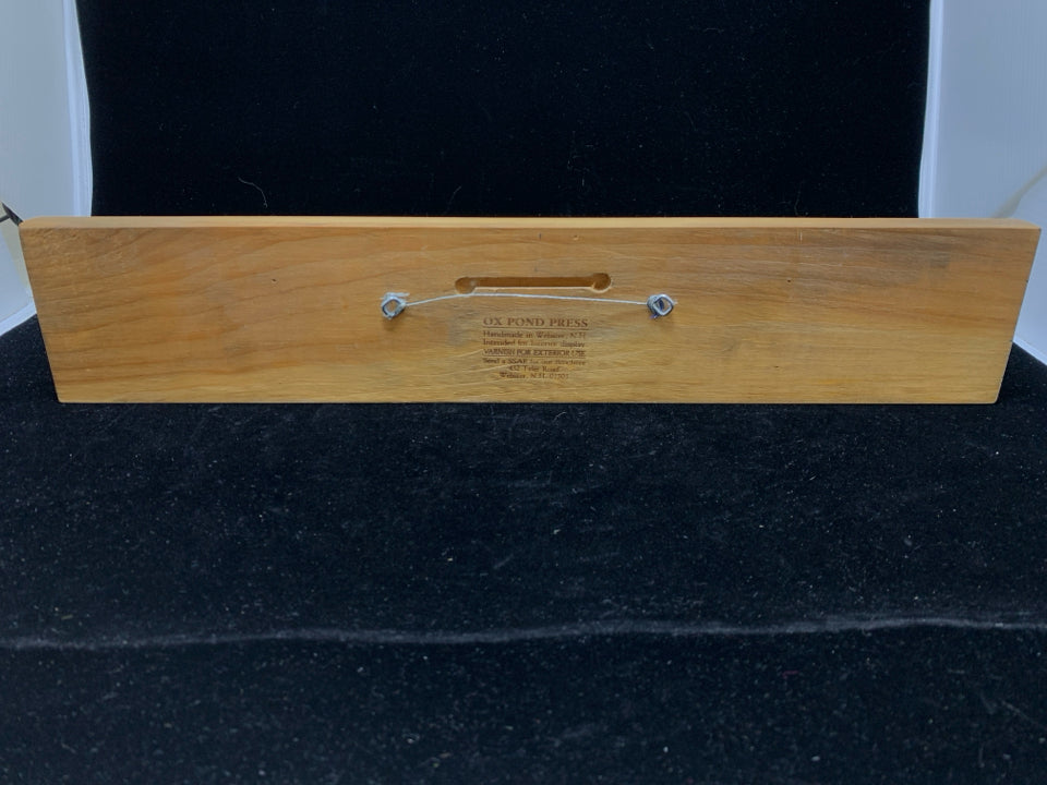 SIMPLIFY YOUR LIFE WOOD BLOCK SIGN.