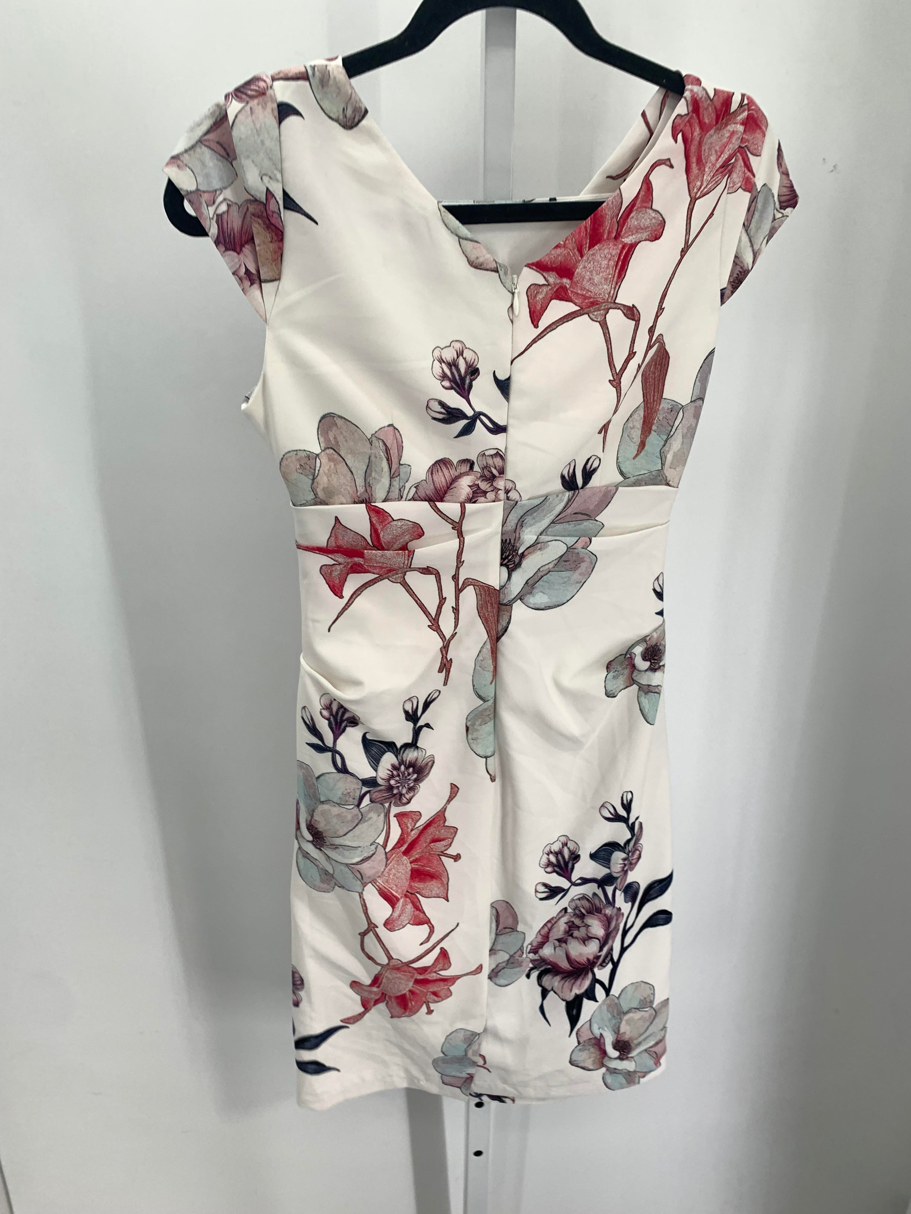White House Black Size 0 Petite Petite Short Sleeve Dress