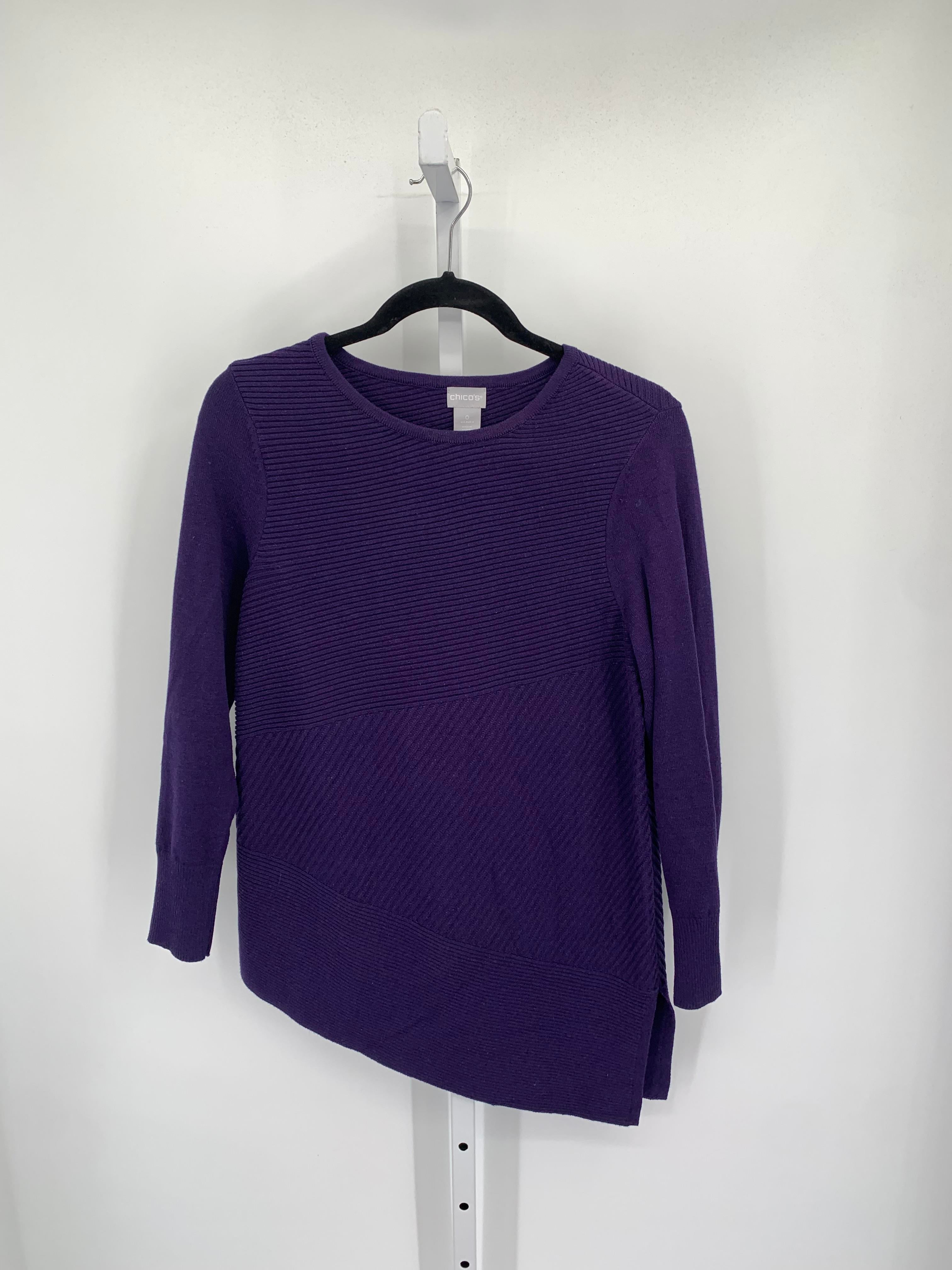 Chico's Size X Small Misses Long Slv Sweater