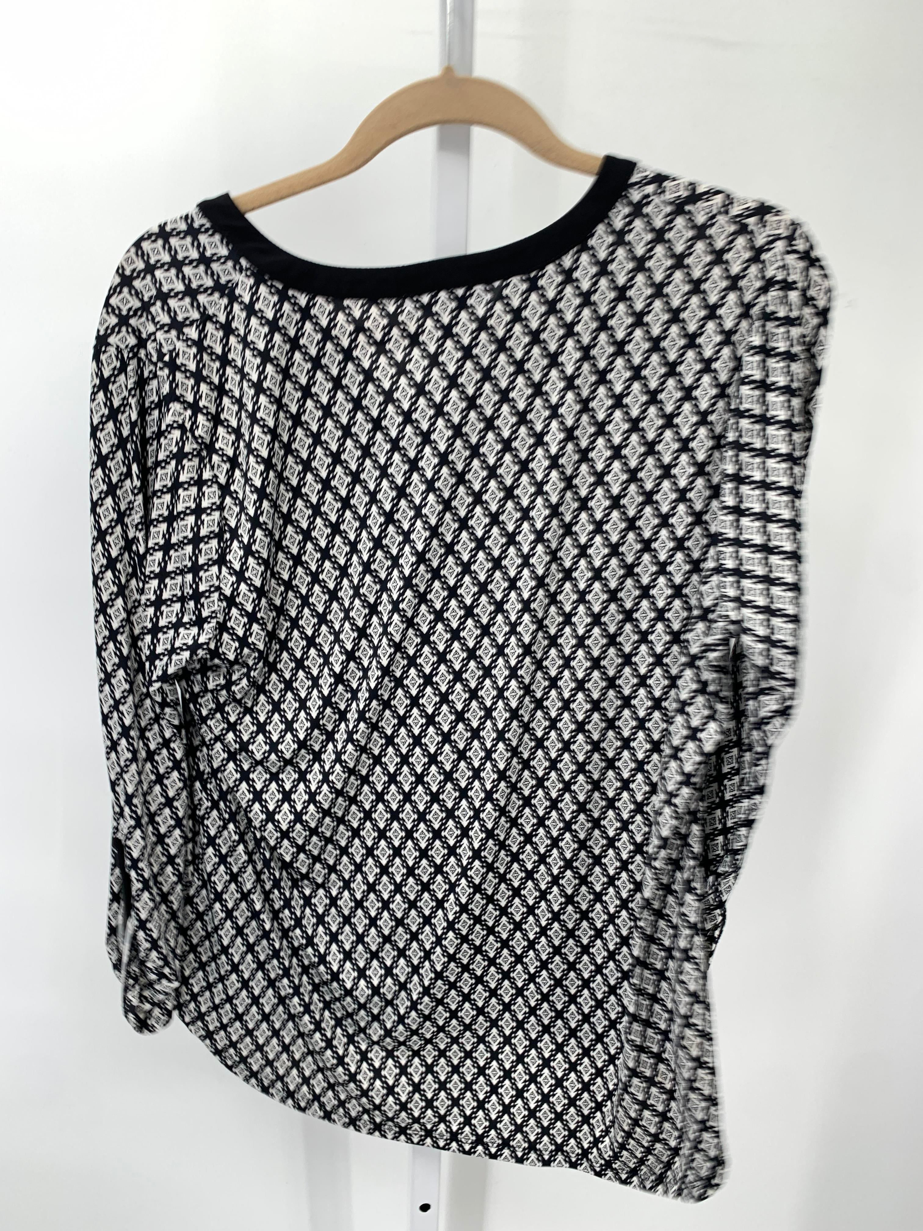 Roz & Ali Size X Large Petite Petite 3/4 Sleeve Shirt